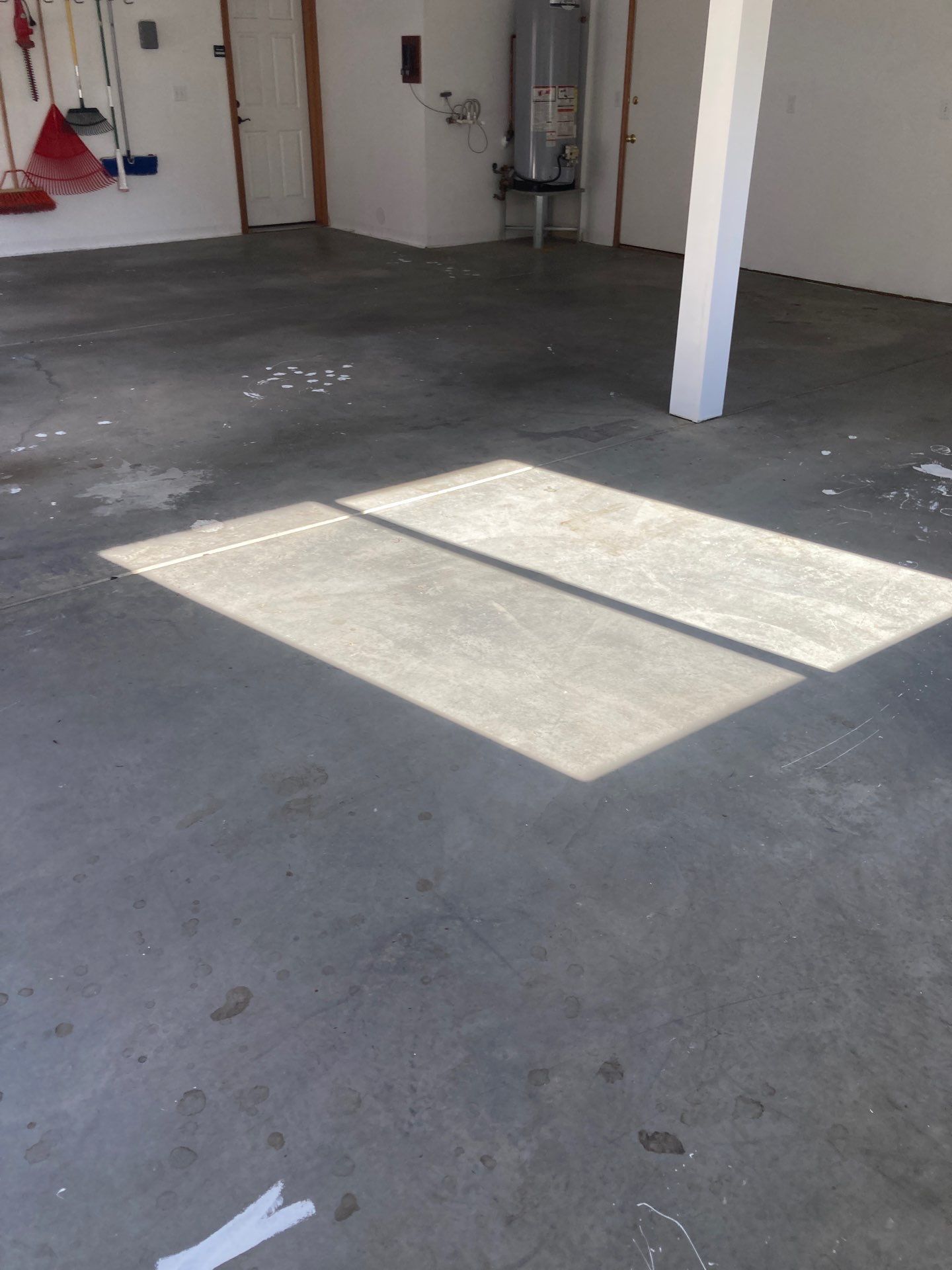 Garage Transformation using Pecan by Croc Coatings, LLC