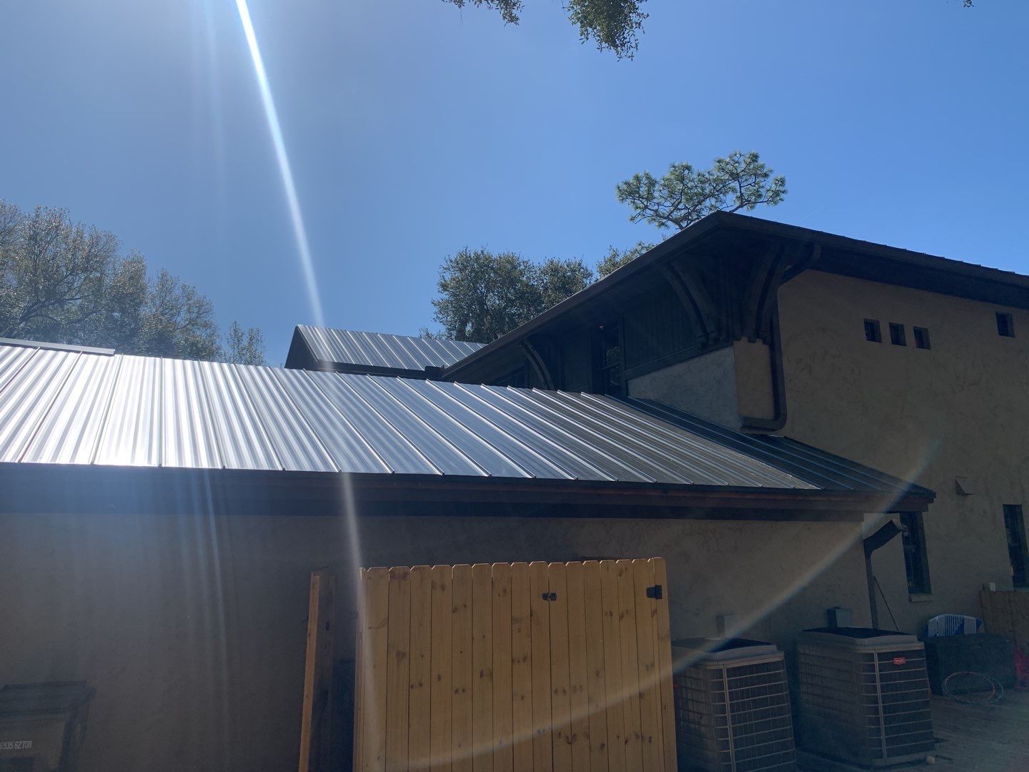 Residential Standing Seam Install in Odessa Florida by International Roofing
