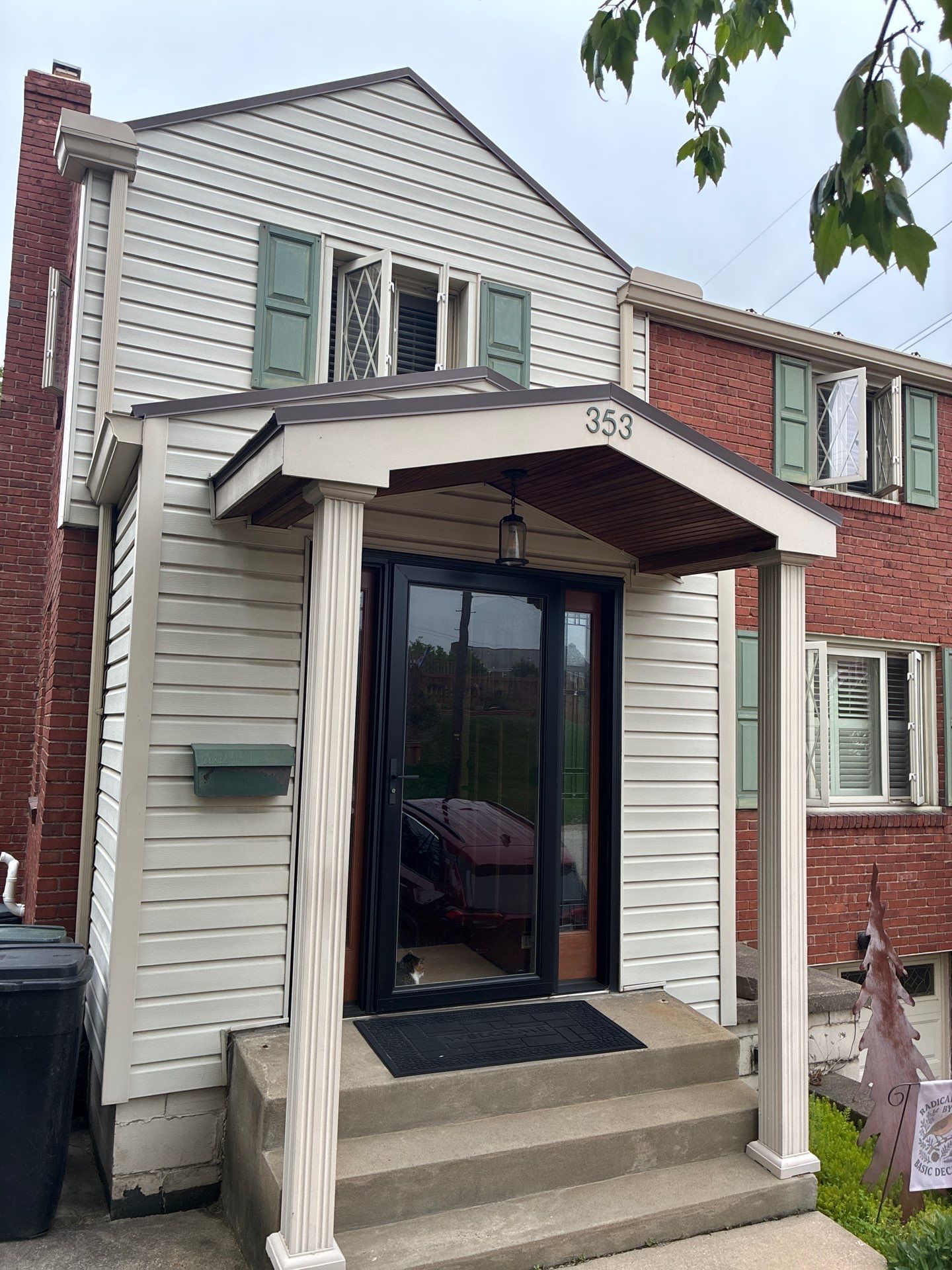Full Vinyl Siding Renovation and Trim Installation in Mt Lebanon by Ideal Siding Pittsburgh