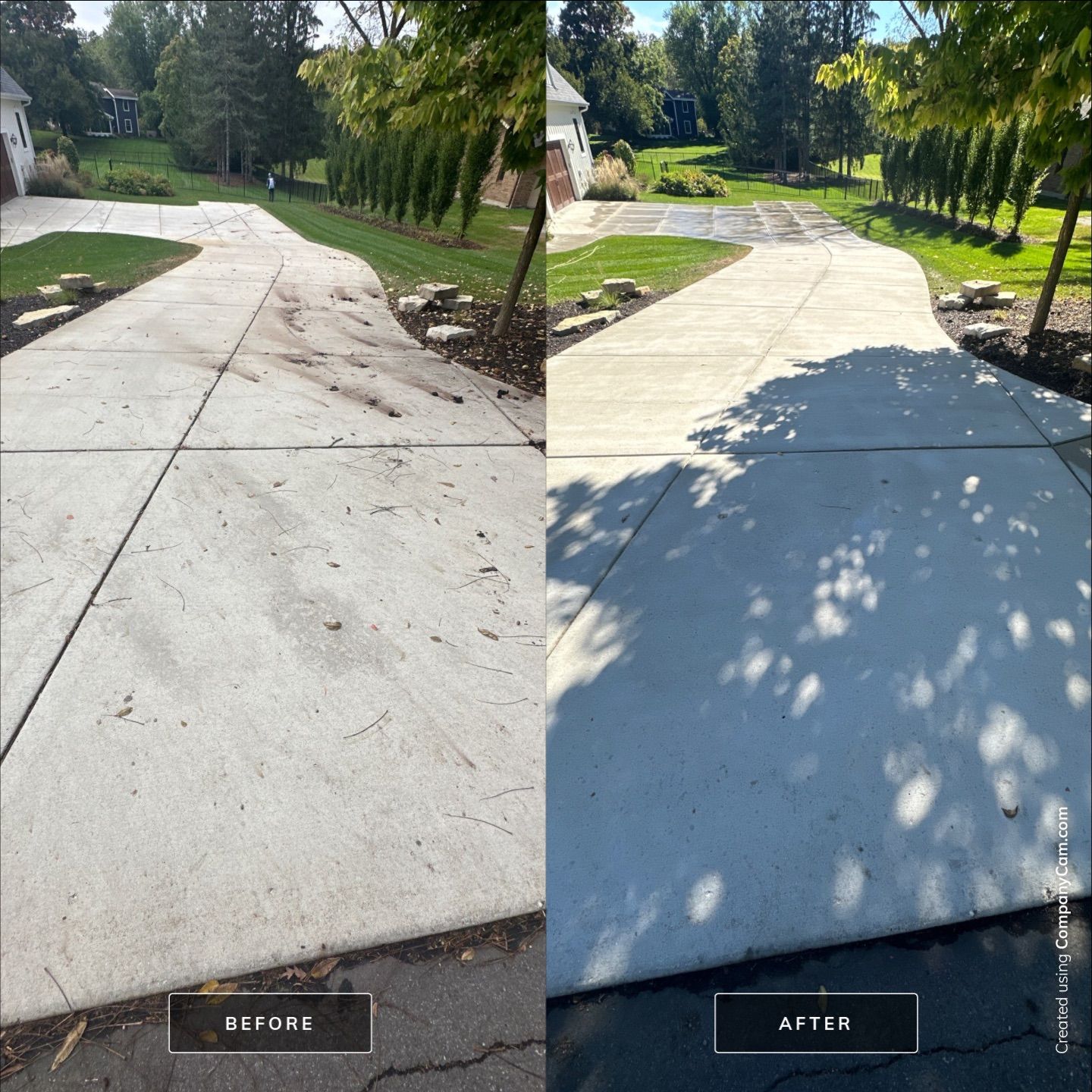 Project in Lake Geneva by Simmons Power & Soft Washing