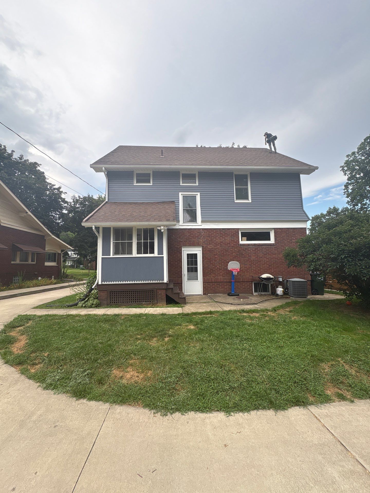 The Ultimate Wooster Makeover: Brownwood & Blue Beauty by Cornerstone Roofing And Siding