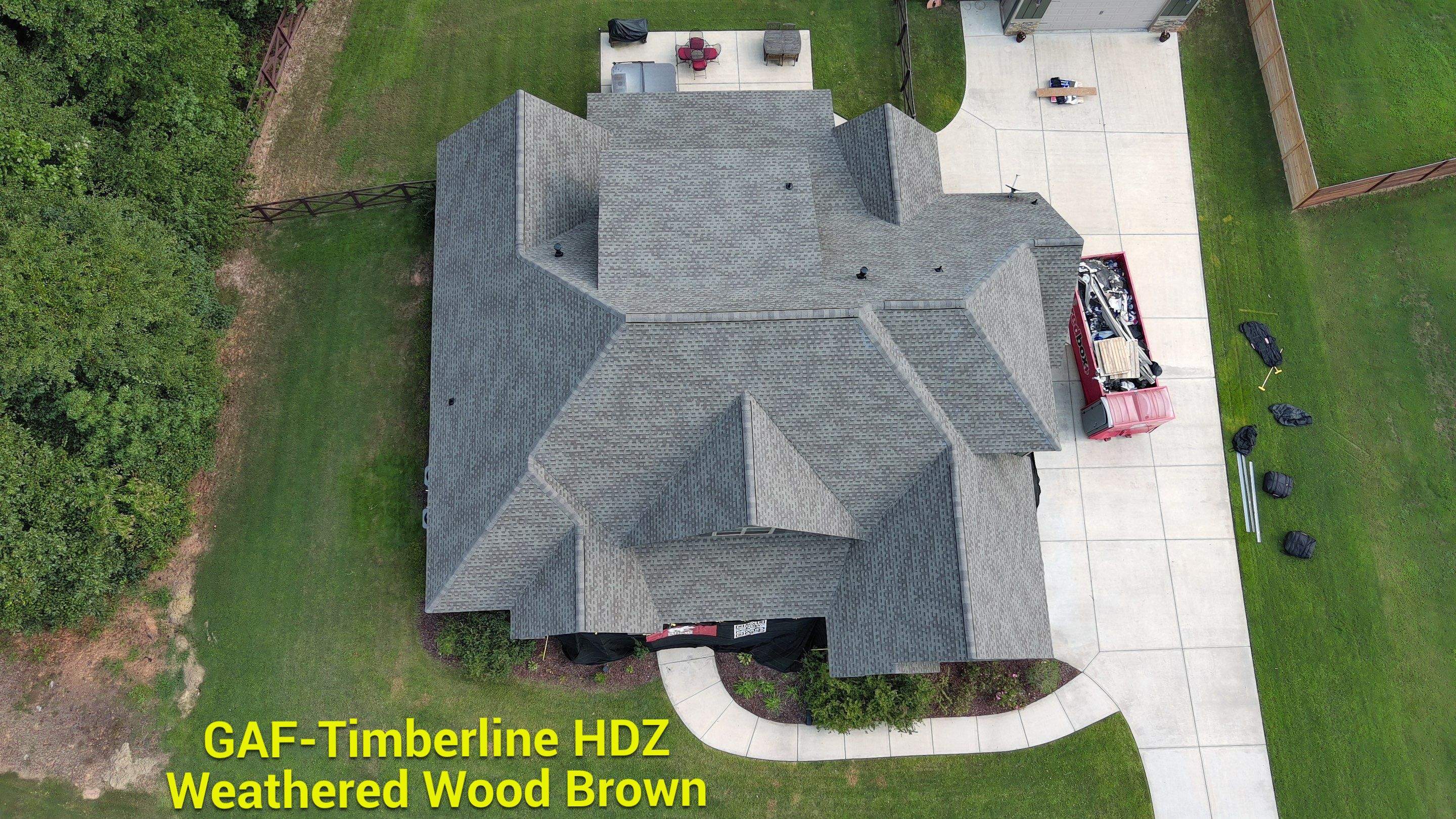 New roof installation and shingle colors by Rhino Restoration