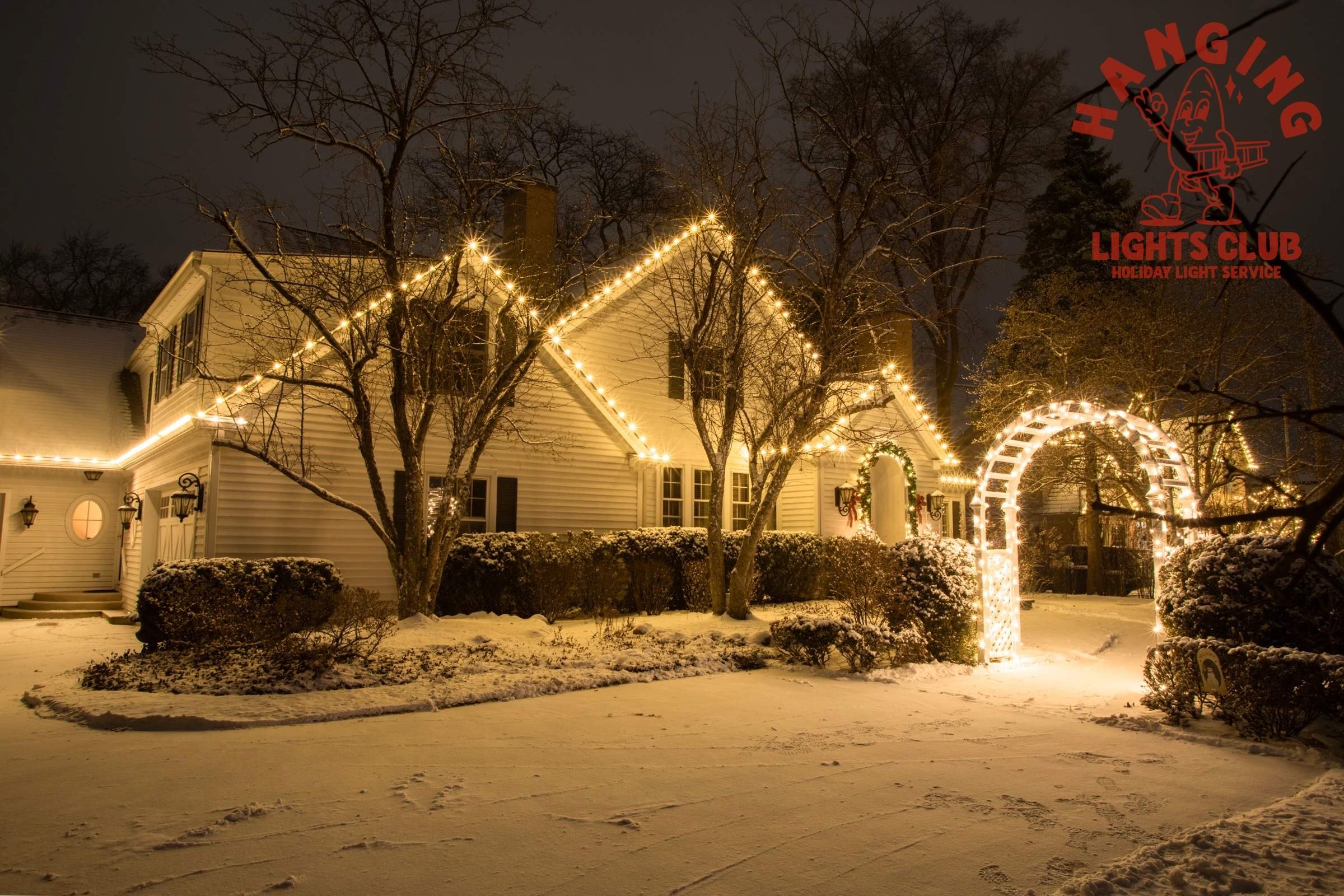 Christmas Lighting Deerfield by Hanging Light Club LLC