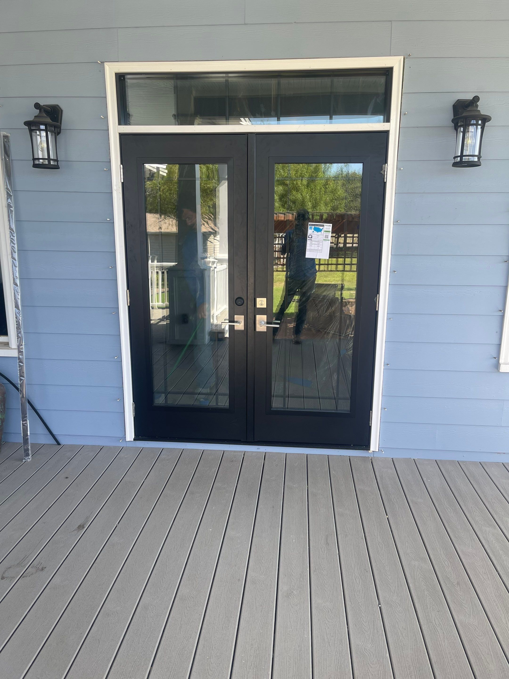 Portland Shore Porch Build and Custom Doors by Bayfront Roofing and Construction