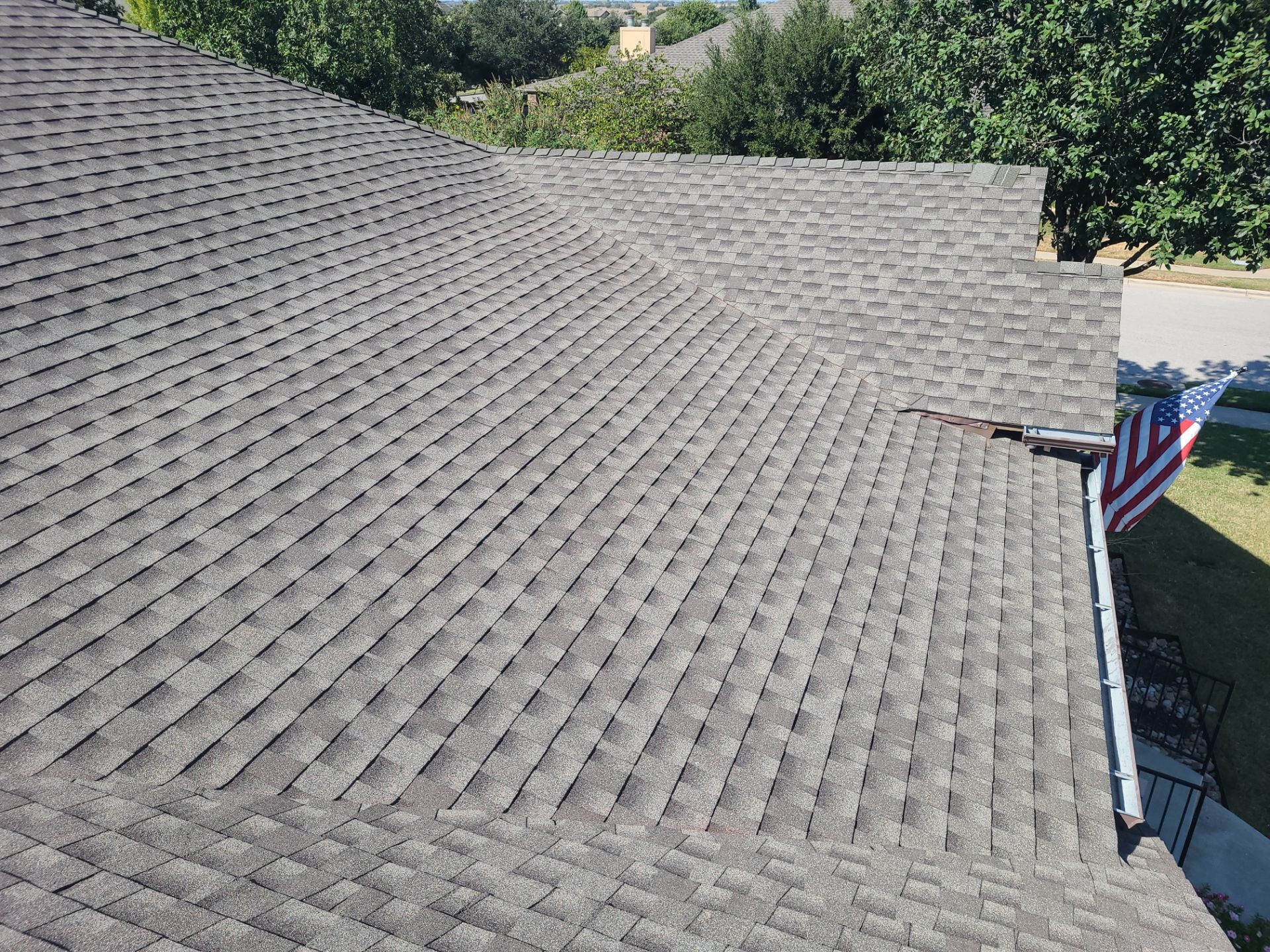 GAF Timberline HDZ with Z-Ridge, weathered wood by Oakwood Roofing and Construction, LLC