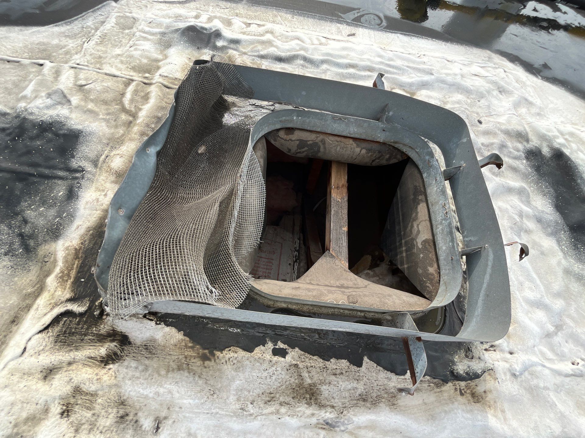 Flat Membrane Roof Repair and Interior Restoration in Fort Myers by cordova home services 