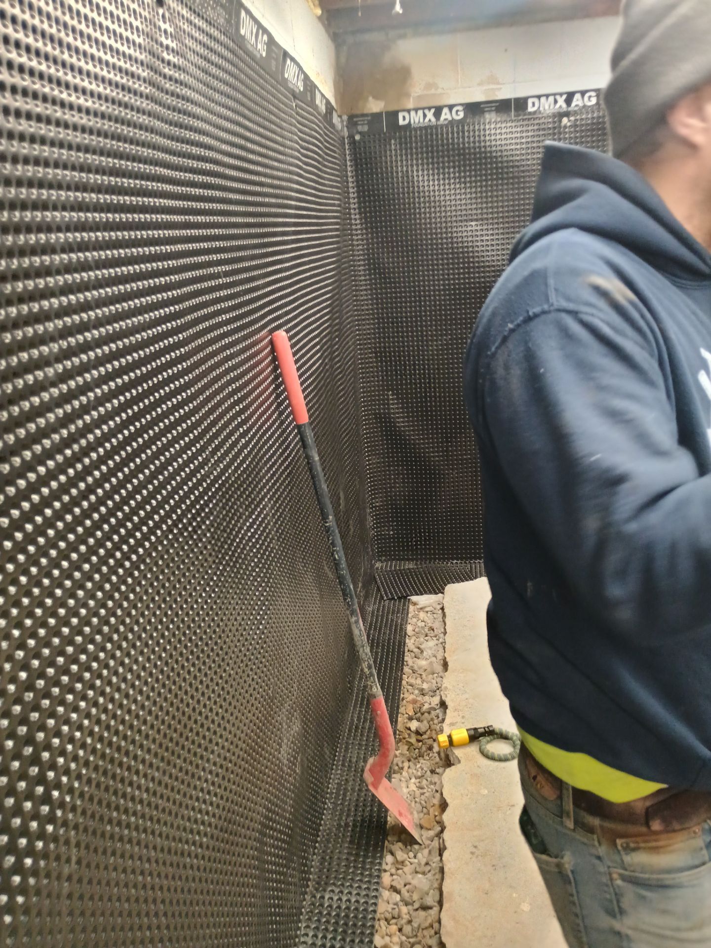 Depressurizing Denny's Basement Wall by Waterproofing Northeast