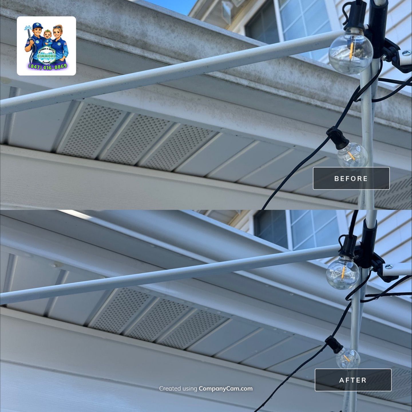 Project in Lindenhurst by Simmons Power & Soft Washing