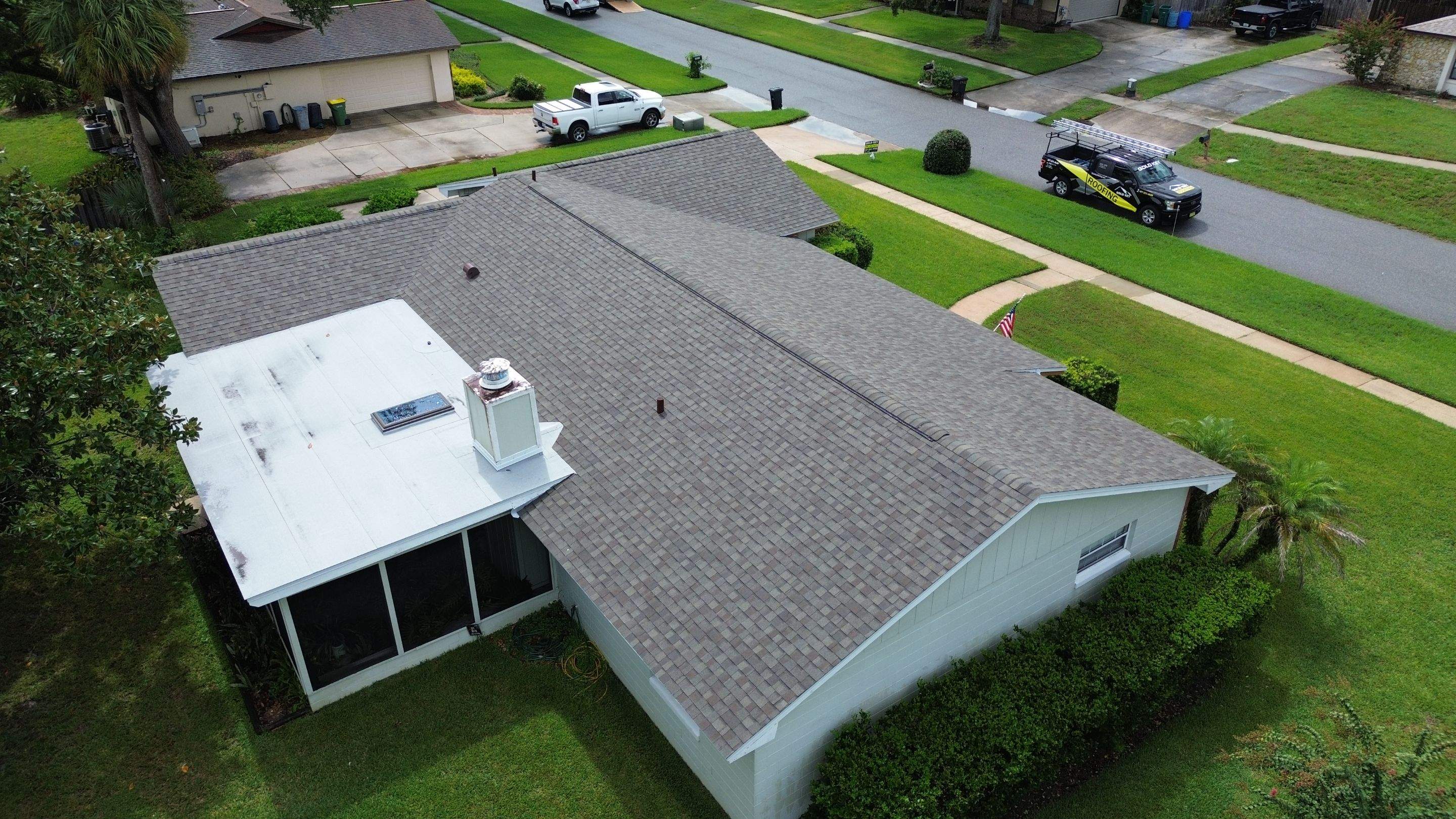 Drone pictures in Orlando FL by Gold Key Roofing