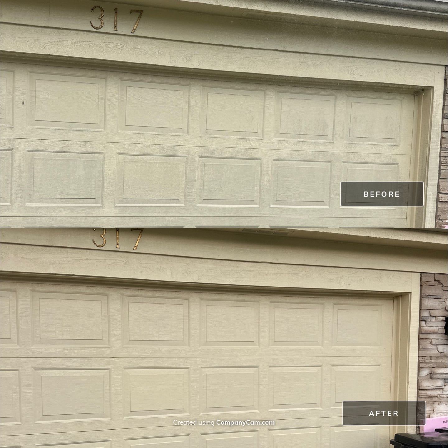 Project in Round Lake Beach by Simmons Power & Soft Washing