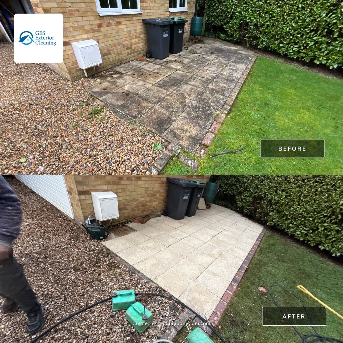 Roof Clean  - Moss Removal - Gutter Clean using Honda 15lpm Low Pressure Washing Machine by Ges Exterior Cleaning ltd