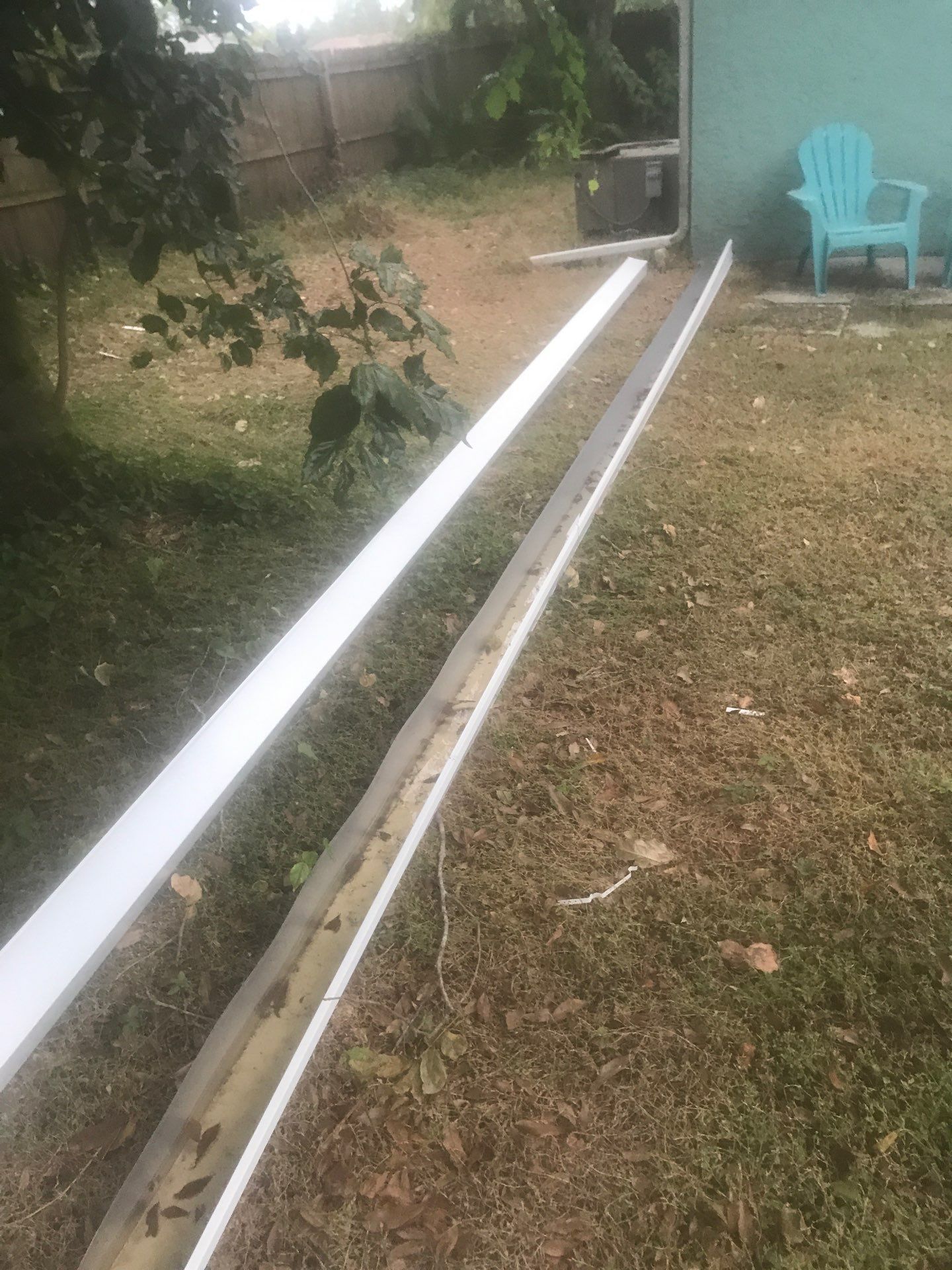 Soffit and Fascia Installation using White Soffit in Lehigh Acres, FL by Gutter Professors