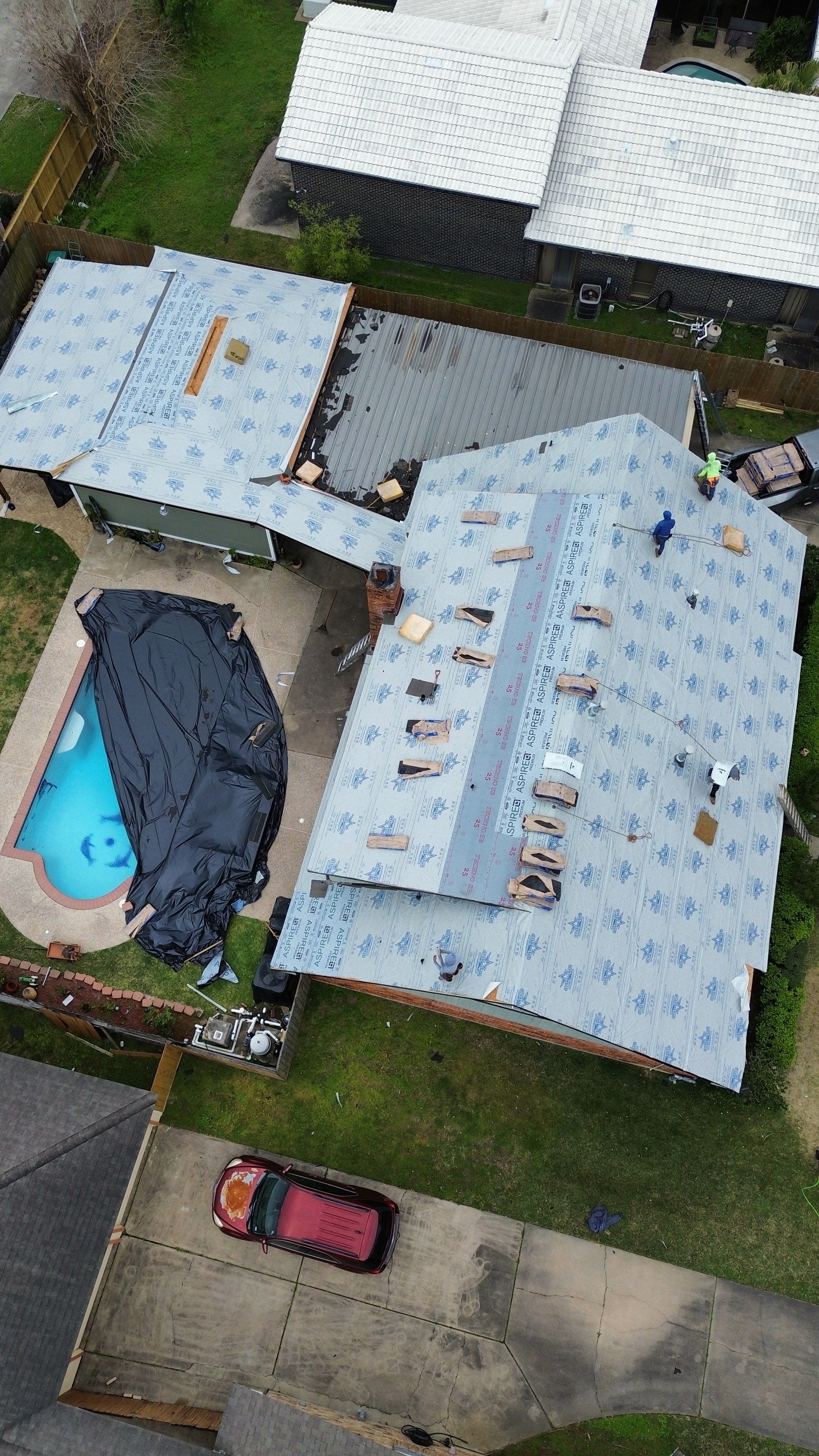 Roof Remplacement using Certainteed Patriot Shadow Black by CAP Roofing and Construction LLC