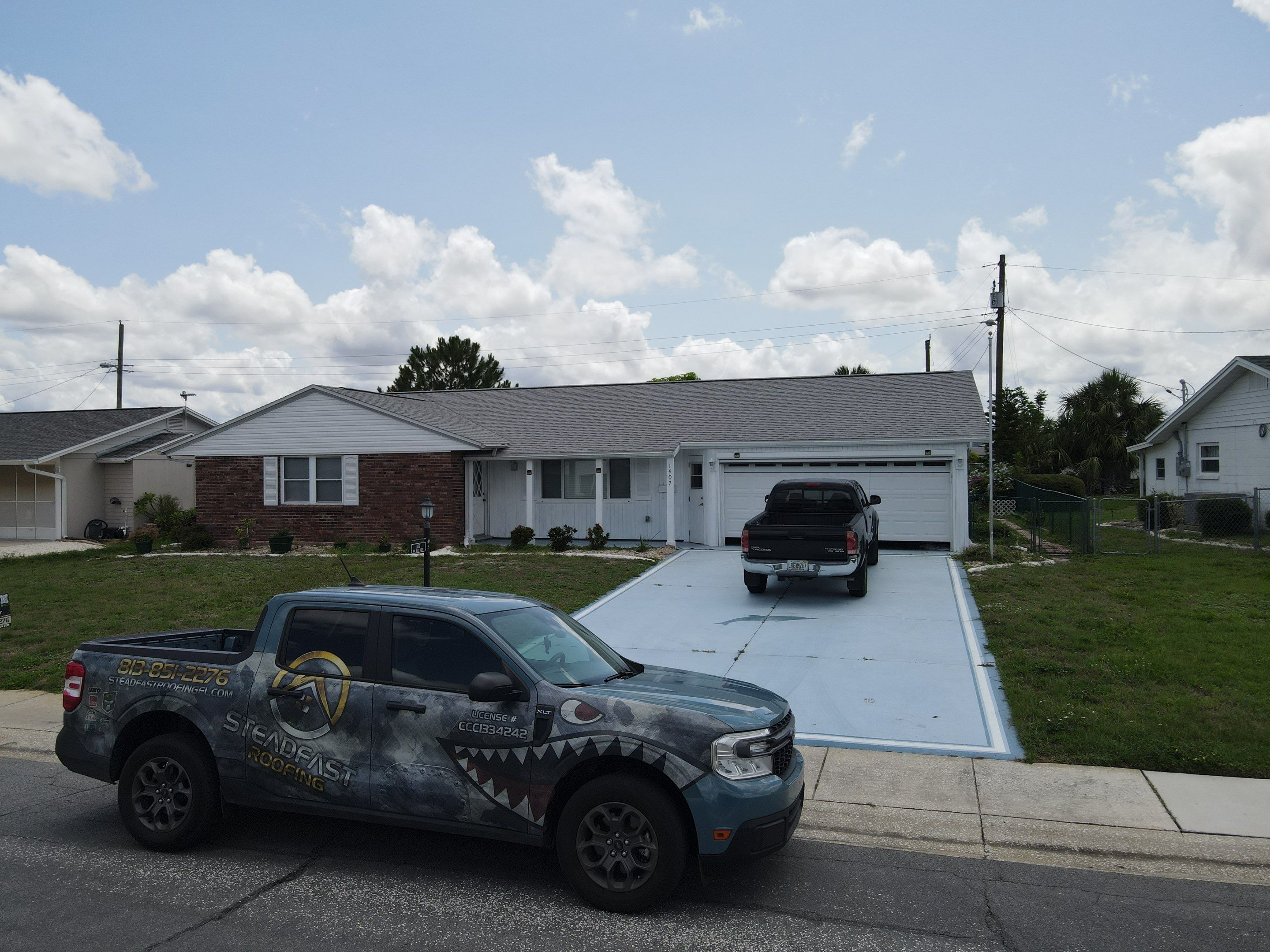 Roof Replacement in Sun City Center, FL. by Steadfast Roofing