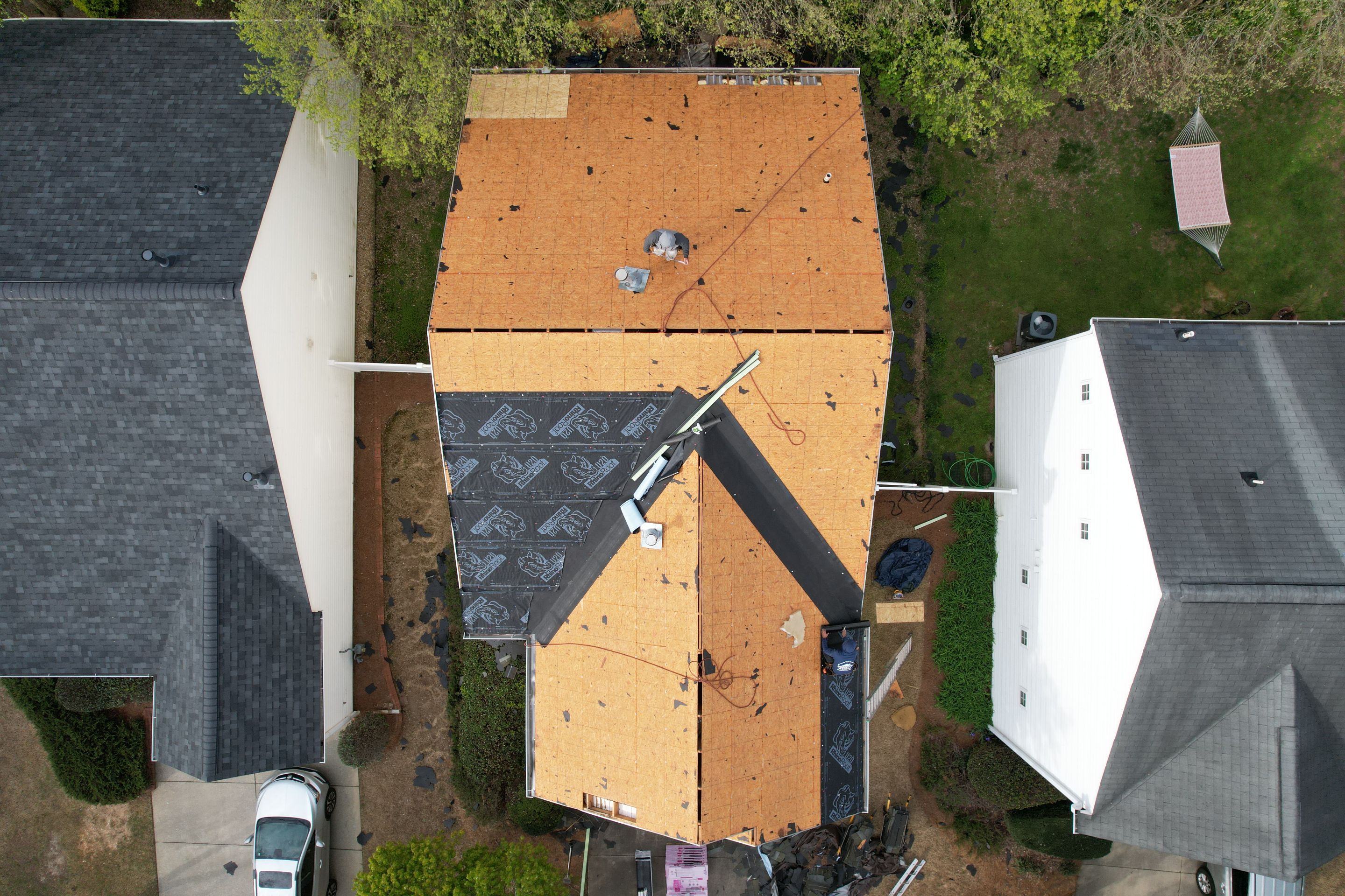 Residential Roofing Installation using Owens Corning by Inspector Roofing and Restoration