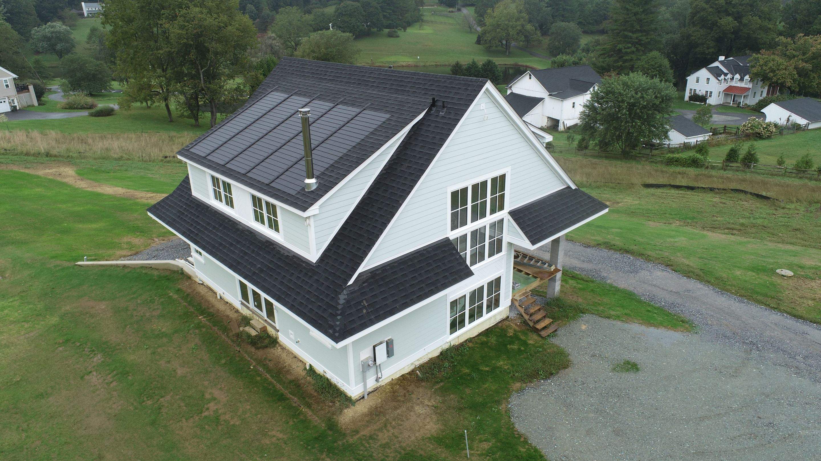 GAF Timberline Solar on New Construction by American Home Contractors