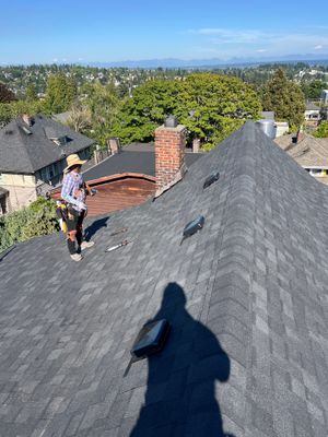 Residential Roofing Installation using GAF HDZ Shingles