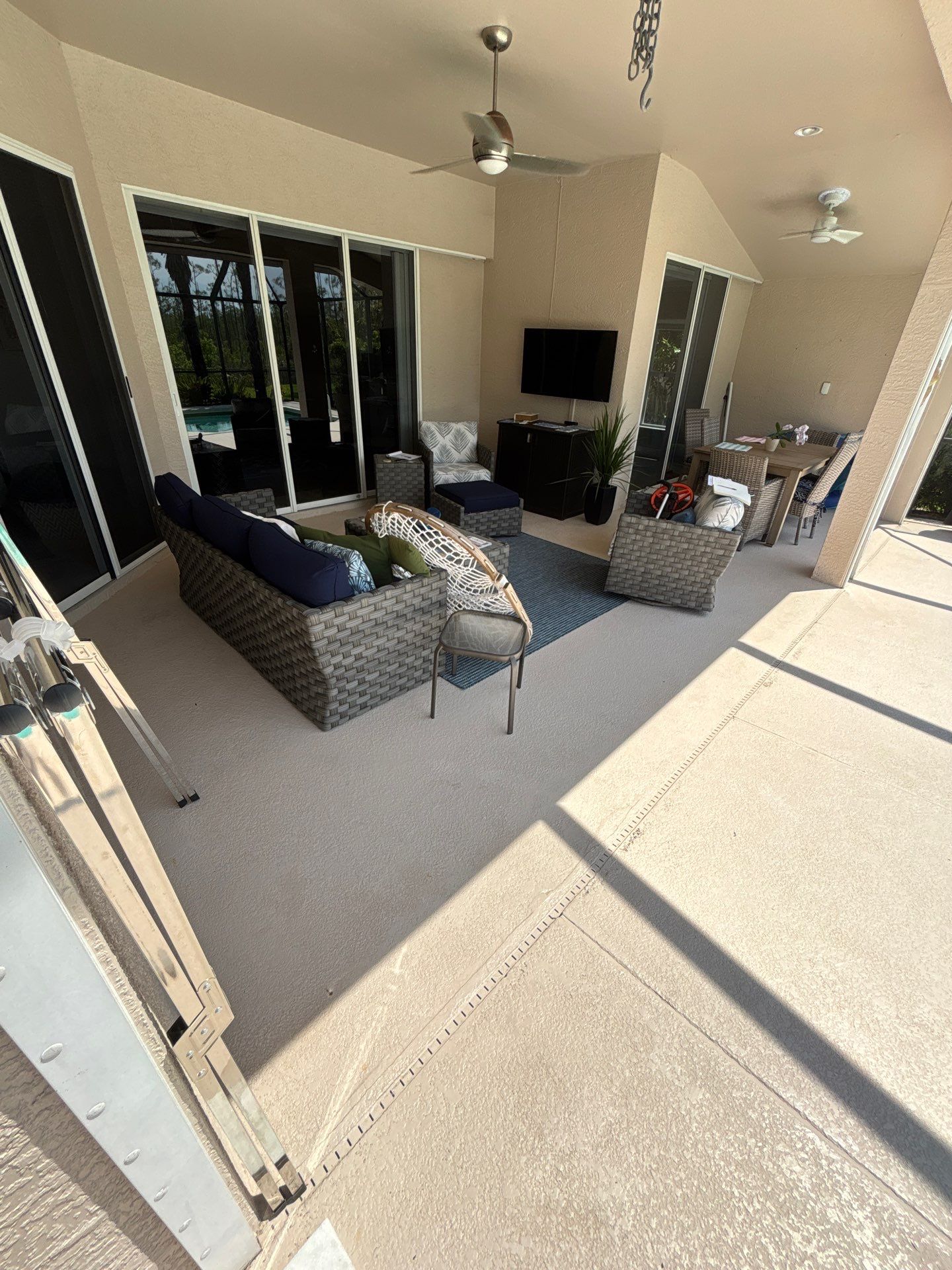 Porcelain Pool Deck - Colonial Country Club by Old Town Pavers Llc