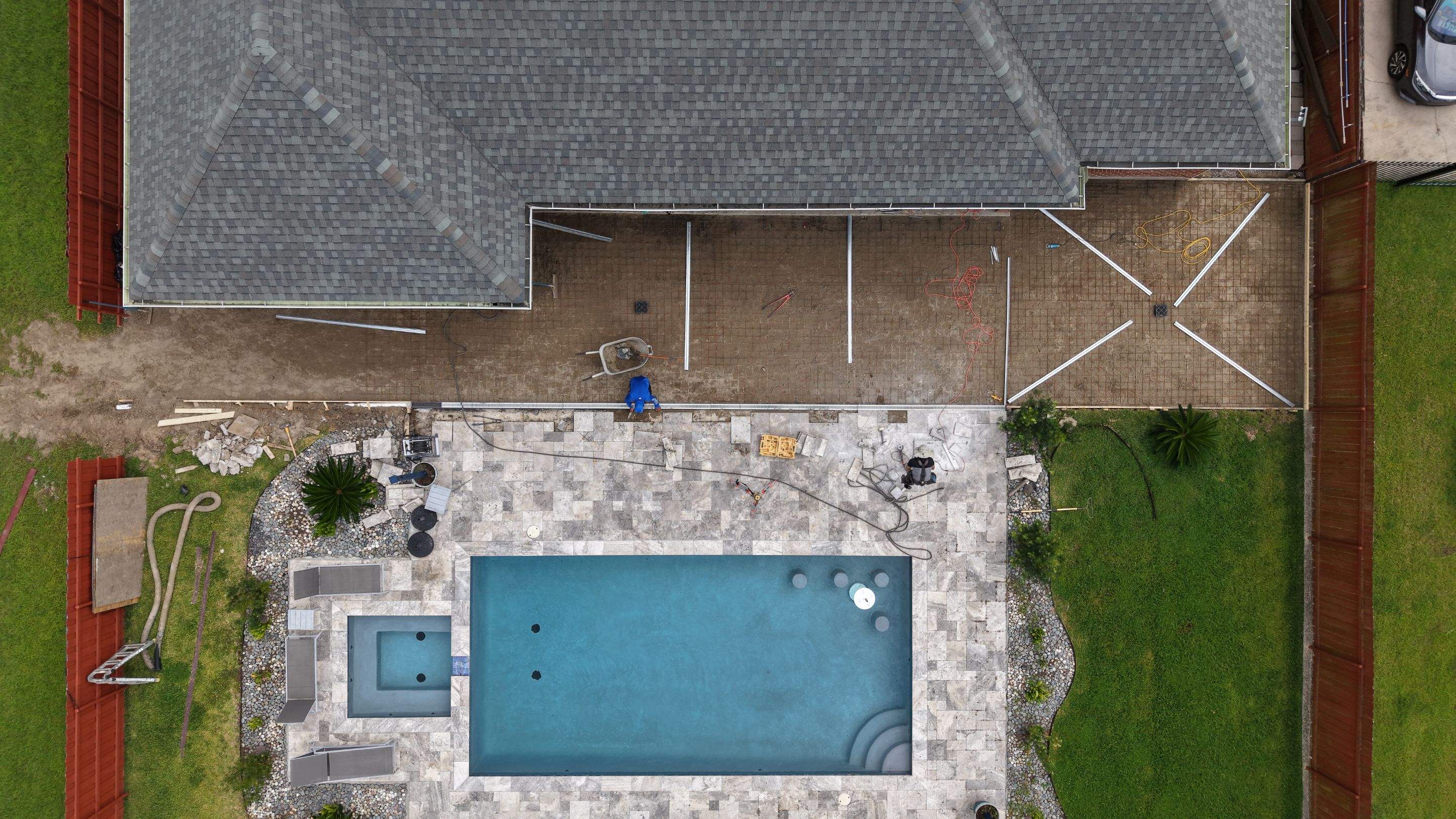 Cedar Patio Cover in Belle Chasse by HDS Contractors