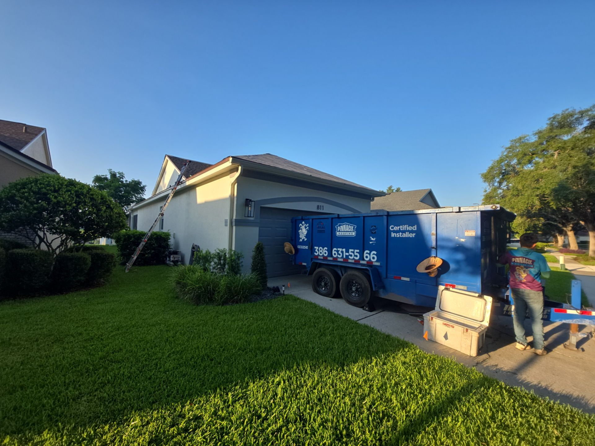 Pinnacle Pristine Architectural Shingle Roof Replacement in Lake Mary by Pinnacle Roofing Group