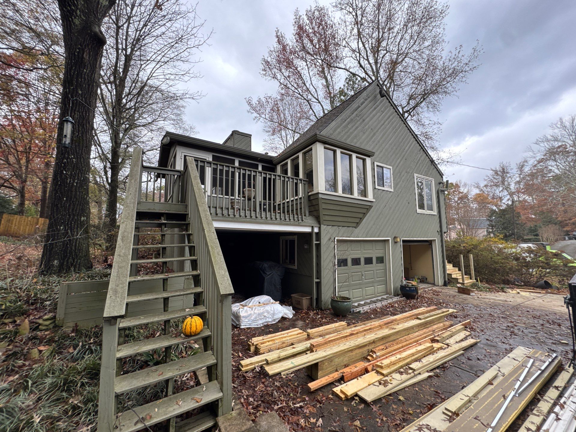 Full Exterior Siding Replacement and Deck Renovation in Marietta by Swift Home Renovations