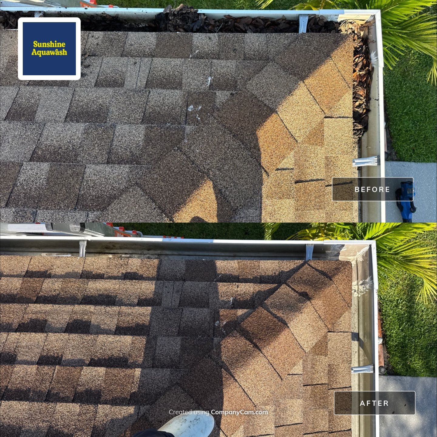 Gutter Cleaning Project – Oakley Place Community, Ellenton, FL by Sunshine AquaWash
