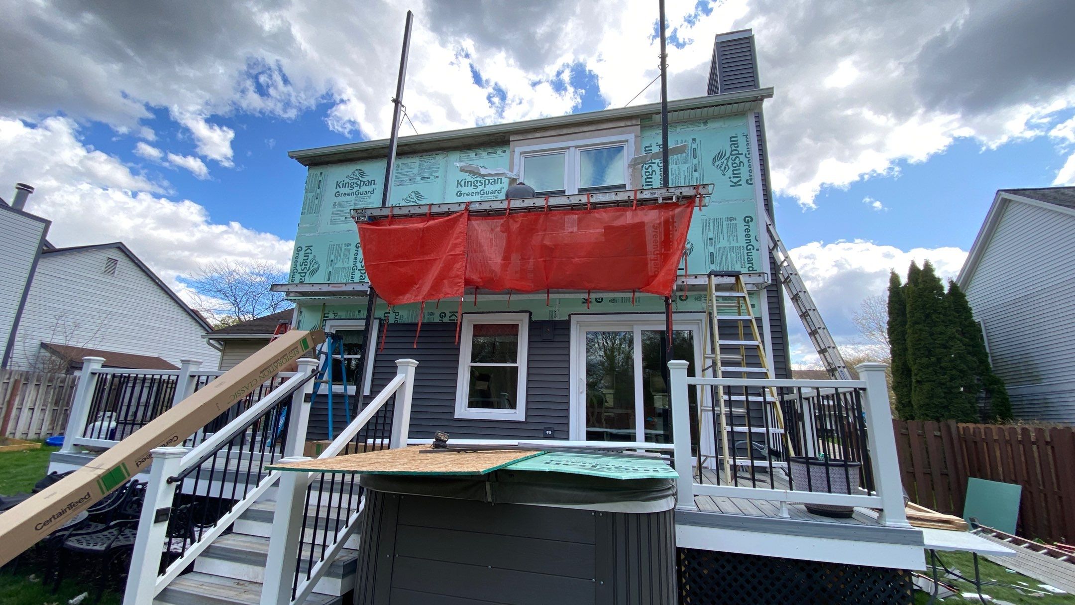 Siding Replacement using CertainTeed Restoration Classis D4 by 180 Contractors