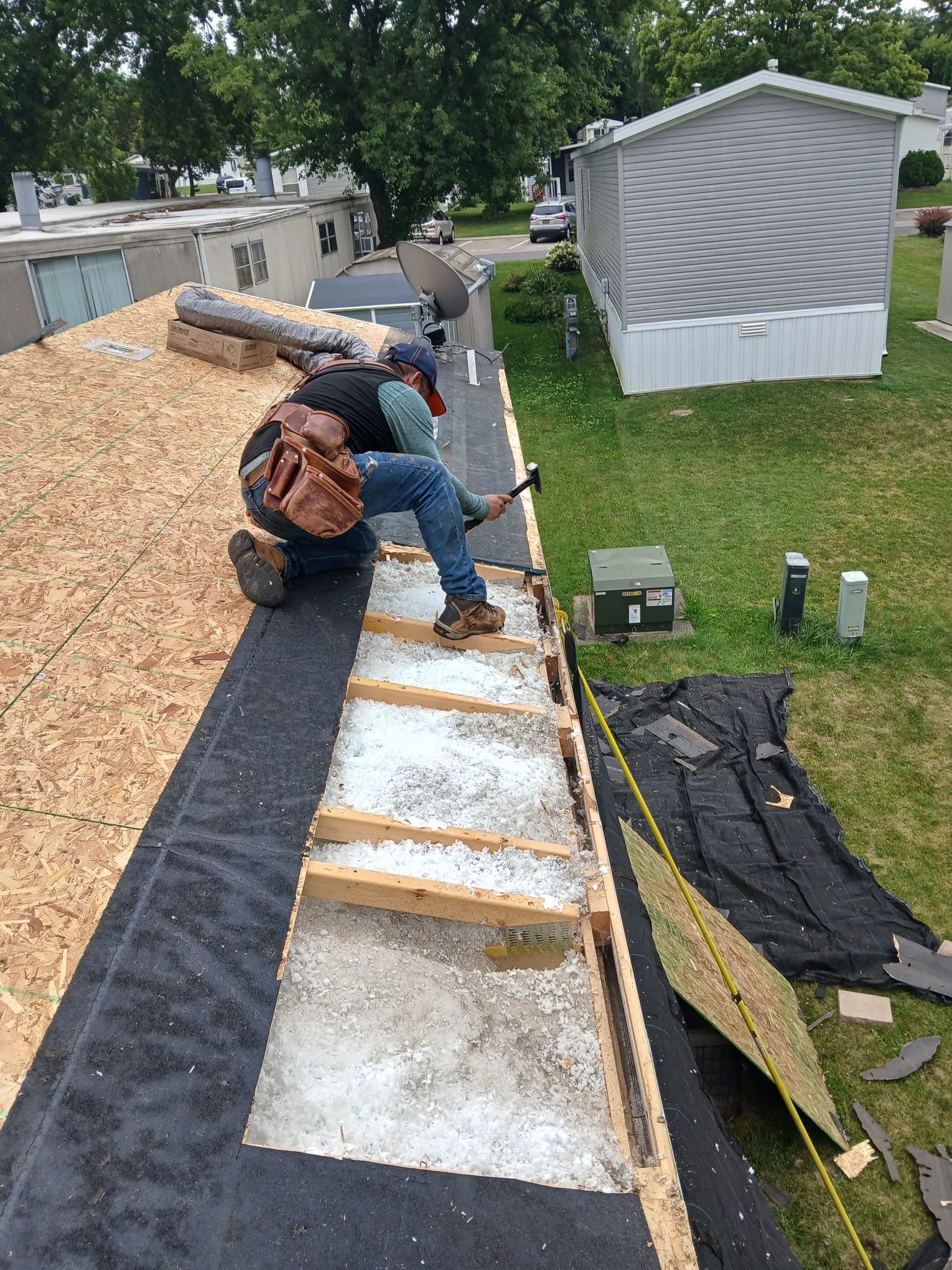 Roof Replacement using Owens Corning Sierra Gray by 180 Contractors