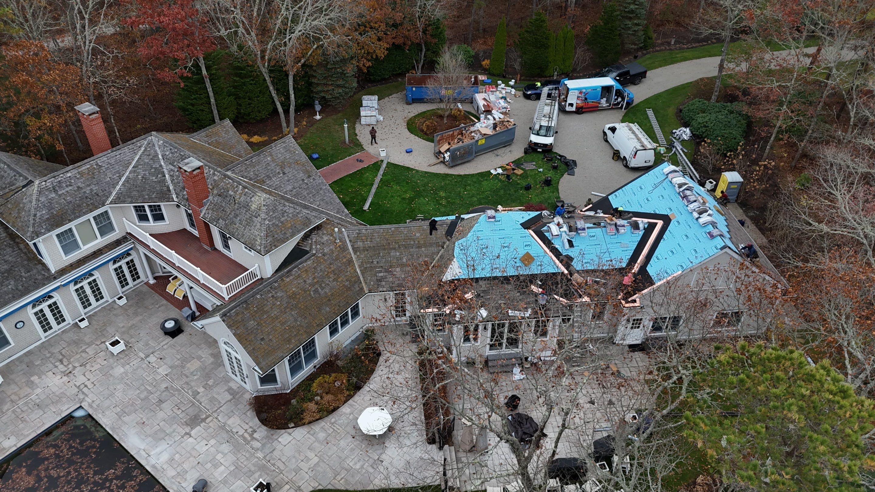 Premium Cedar Shake Roof Replacement Project in Barnstable by Mighty Dog Roofing of Greater Middlesex County
