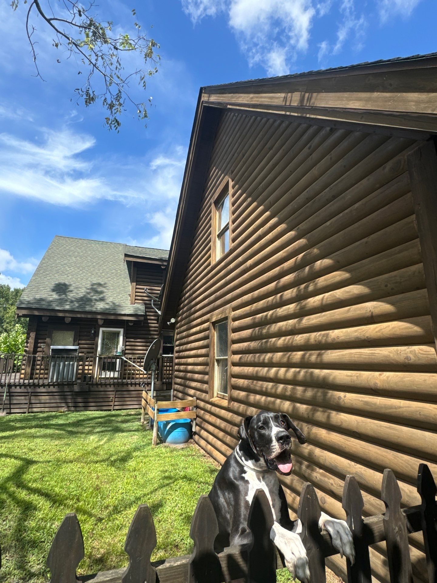 Smithfield Log Cabin by AKK Painting LLC