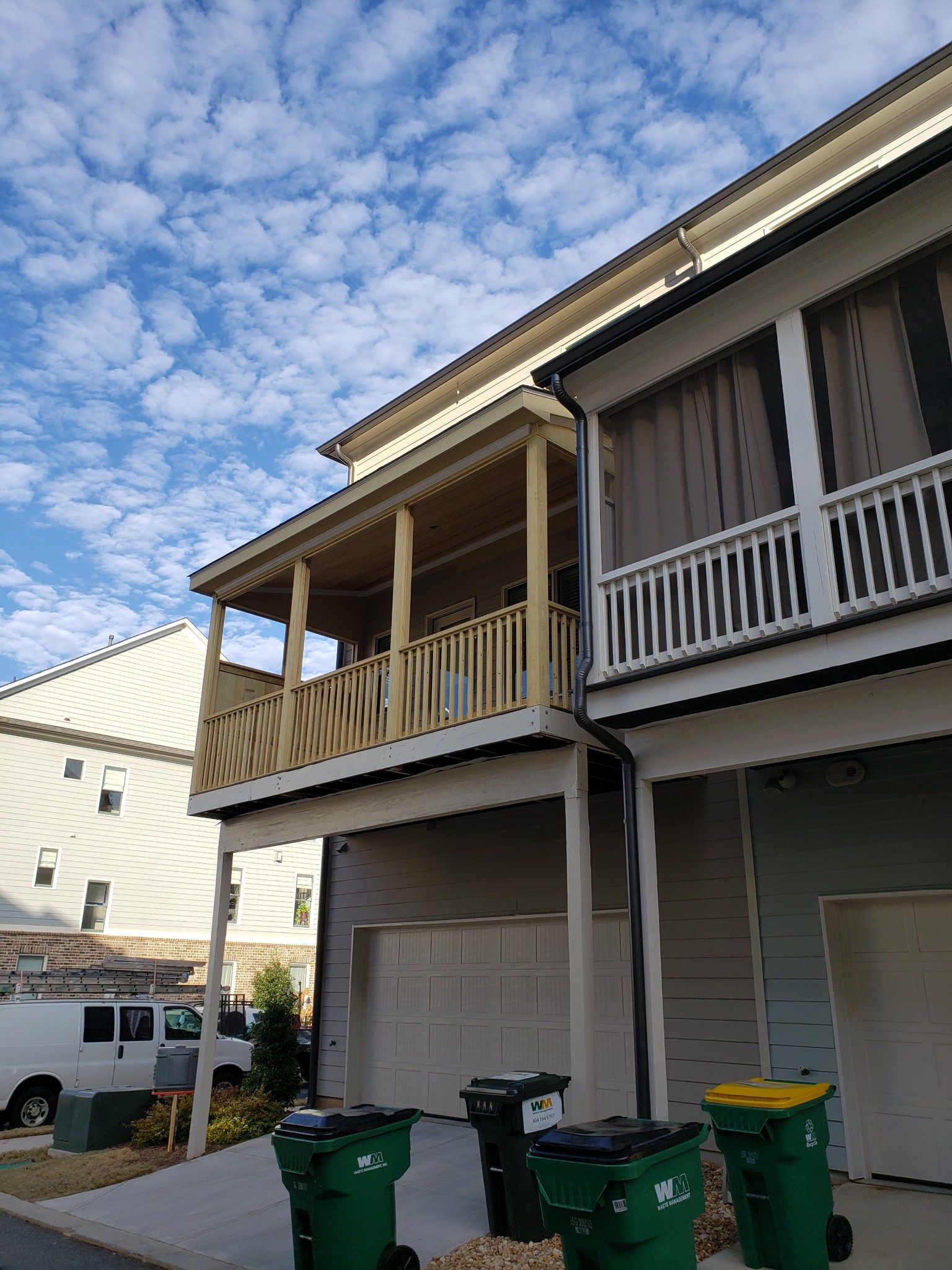 Screened Porch Conversion and Balcony Upgrade in Woodstock by Swift Home Renovations 
