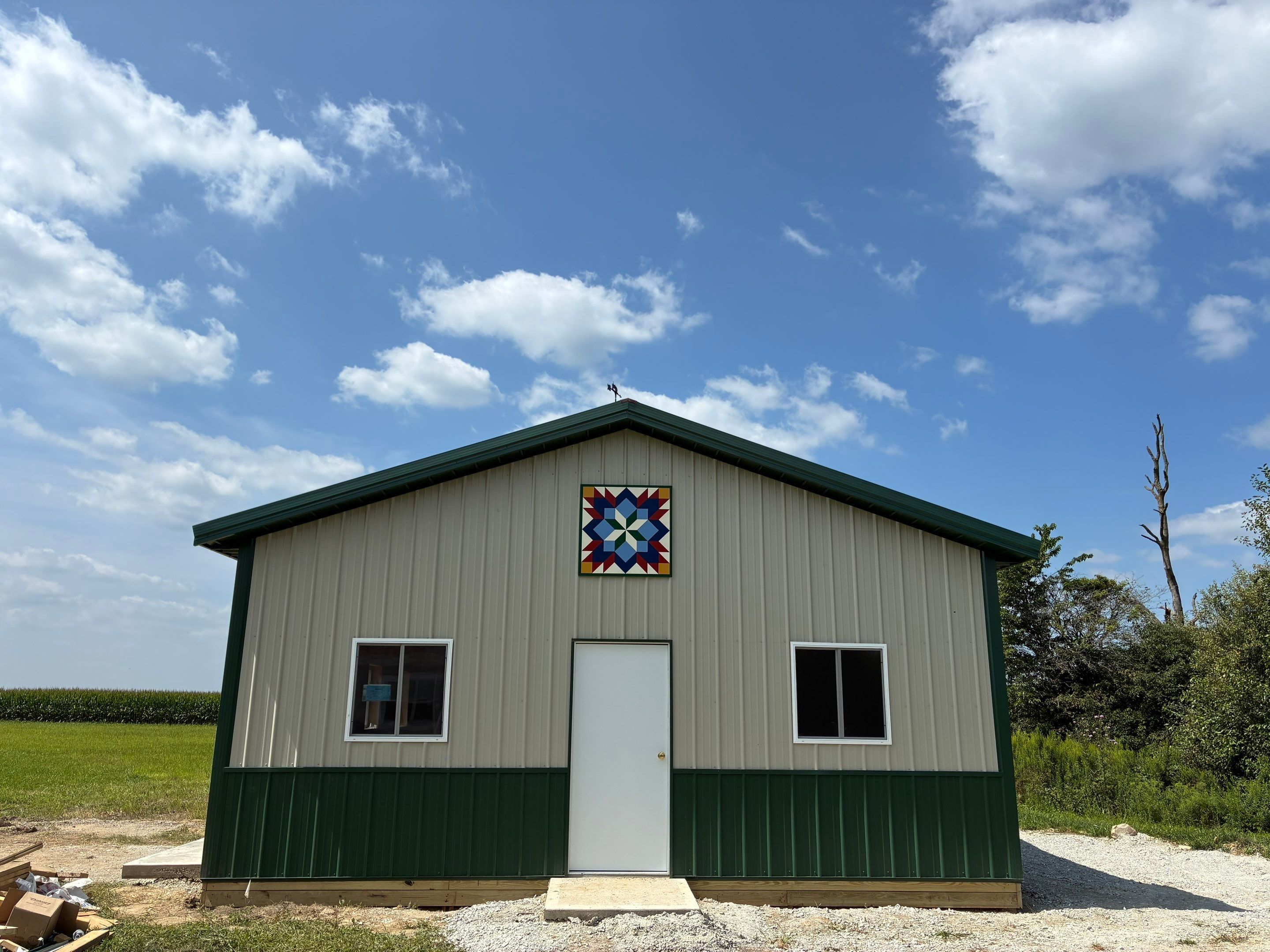 Custom Post-Frame Pole Barn with Concrete Floor in Greenfield by The Barn Builders