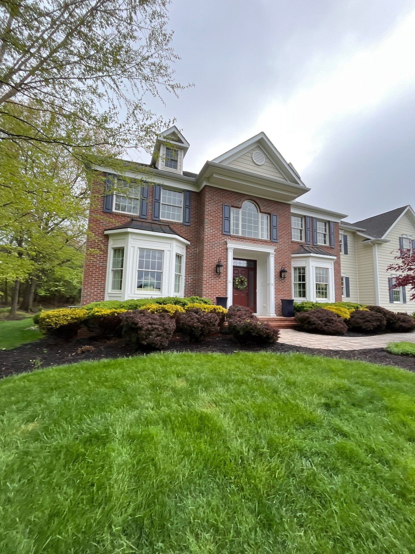 Lawn Care and Shrub Care at a beautiful Bridgewater property by Ants Plants