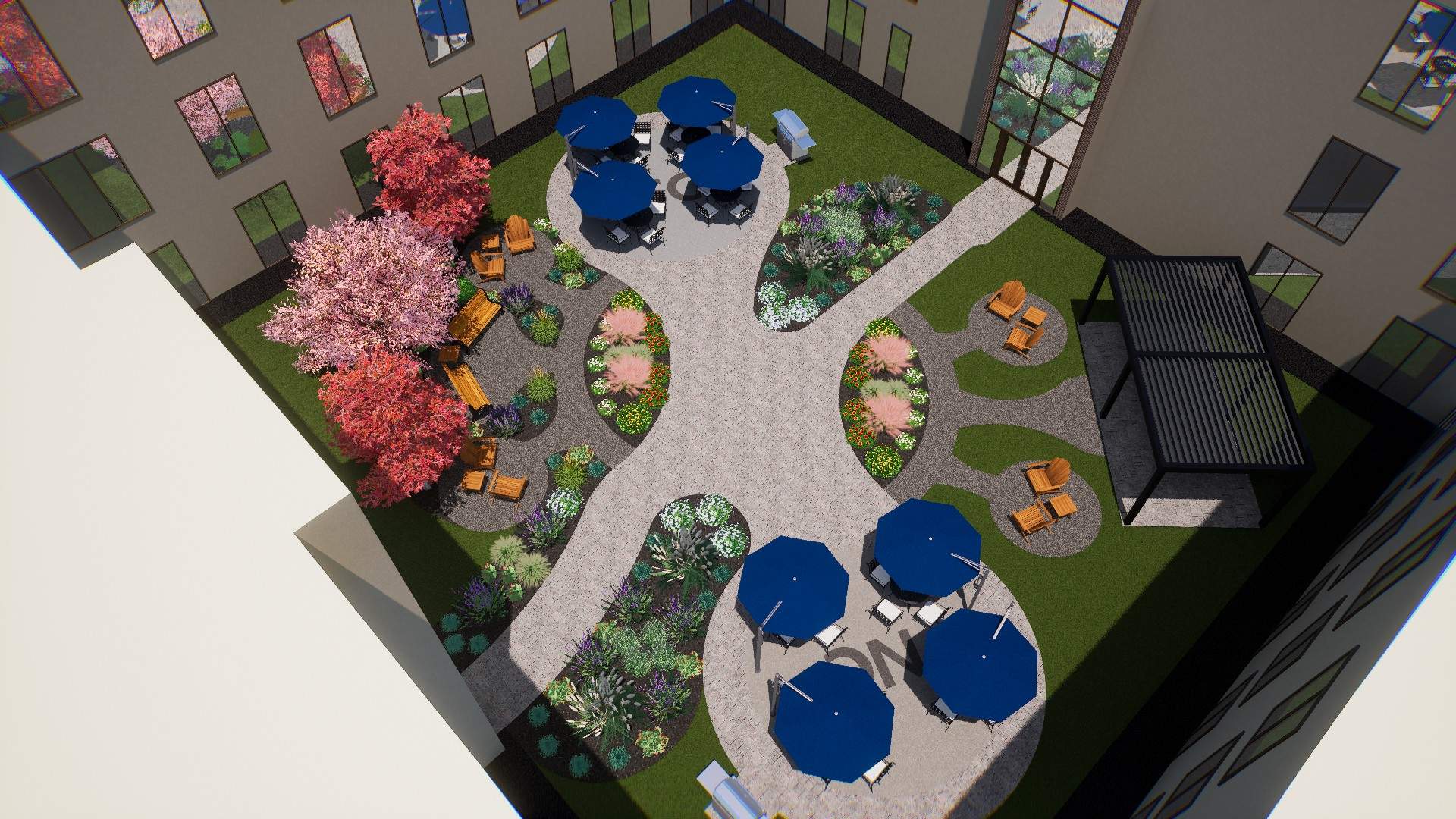 Salvation Army 3D Design Charlotte NC - (Commercial) by Carolina-Metro Landscape, Inc