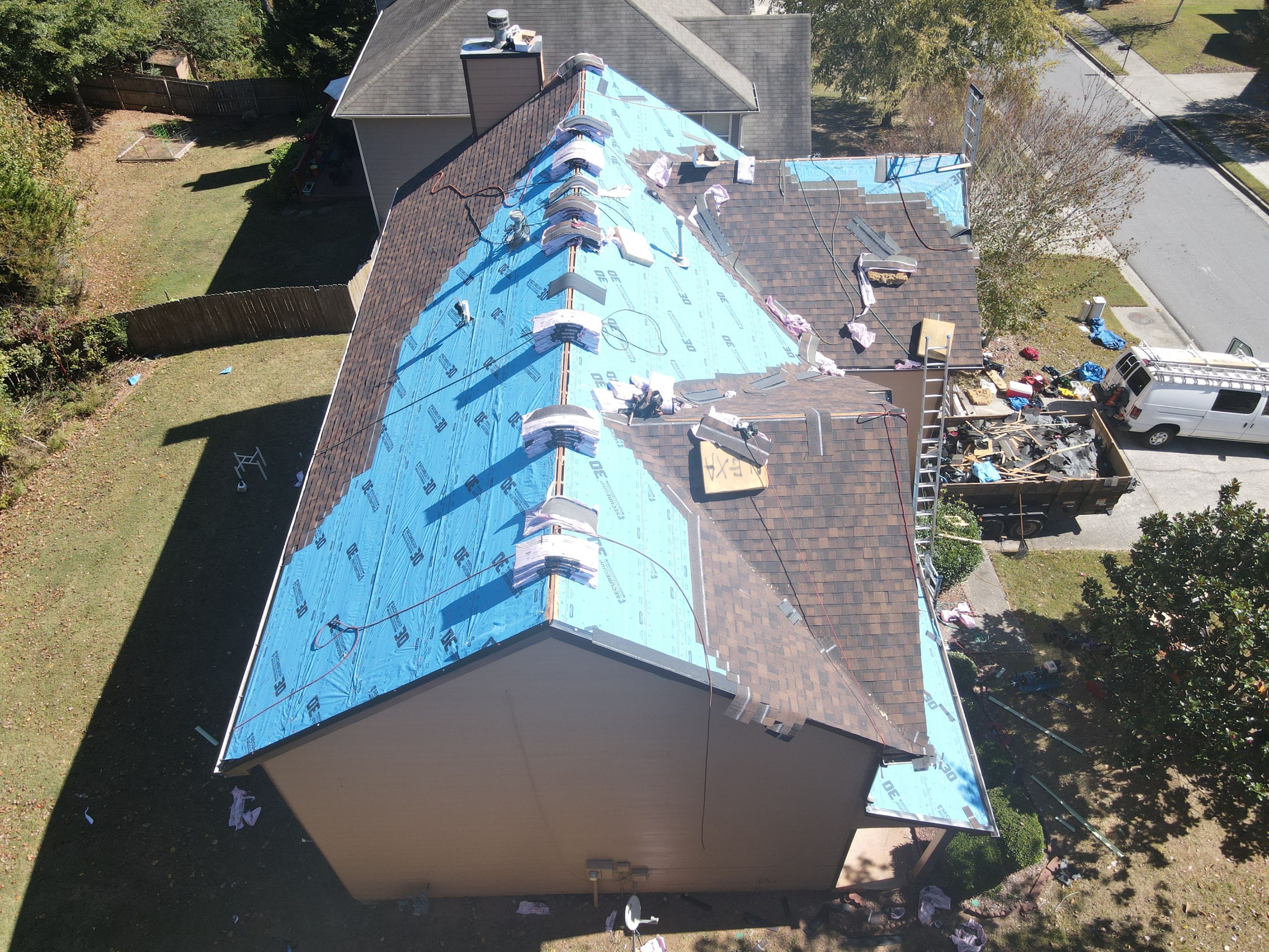 Residential Roofing Installation using Owens Corning by Inspector Roofing and Restoration
