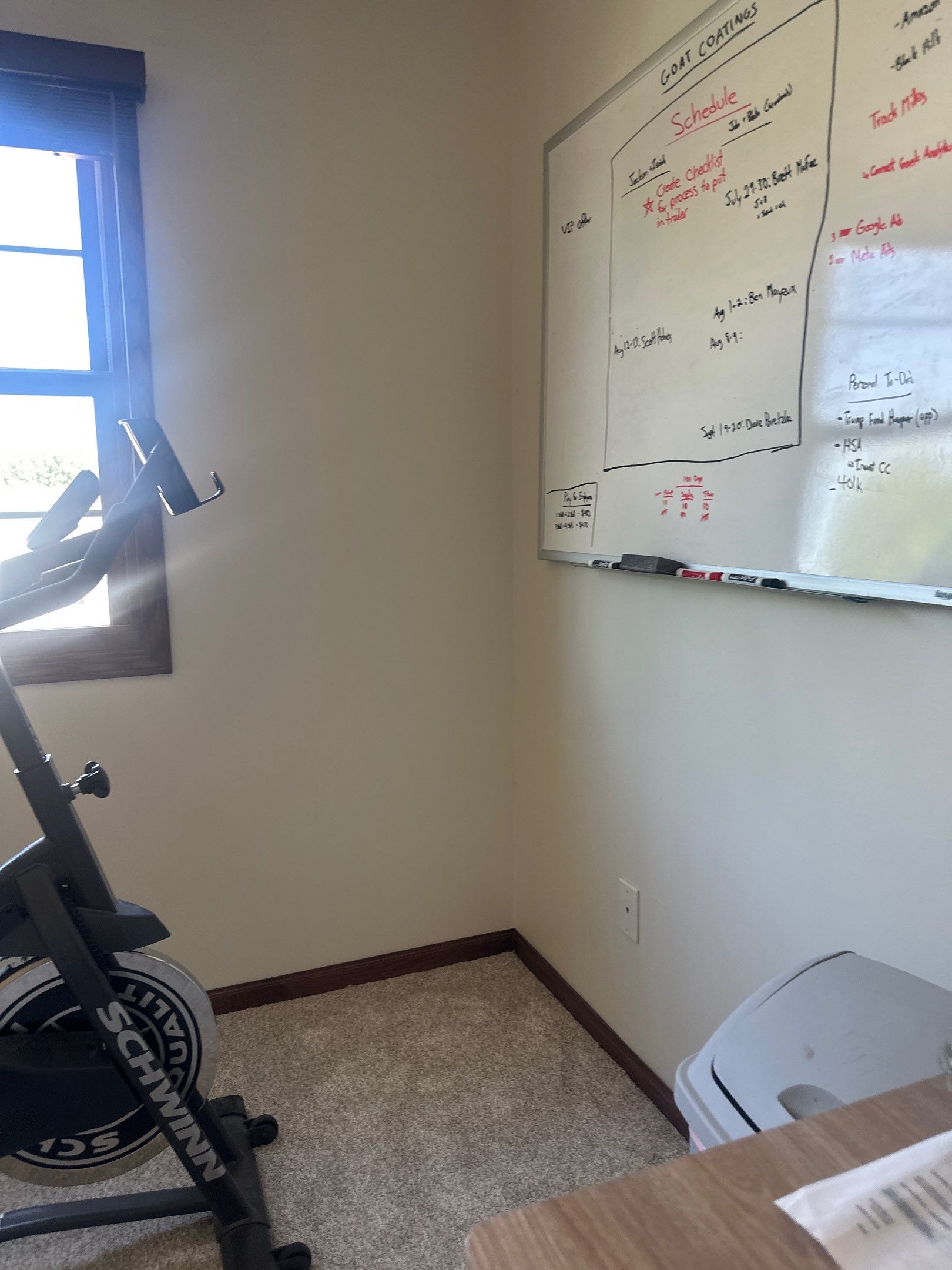 Home Office Interior Painting and Wall Repair in Lincoln by CompanyCam Sales Demo