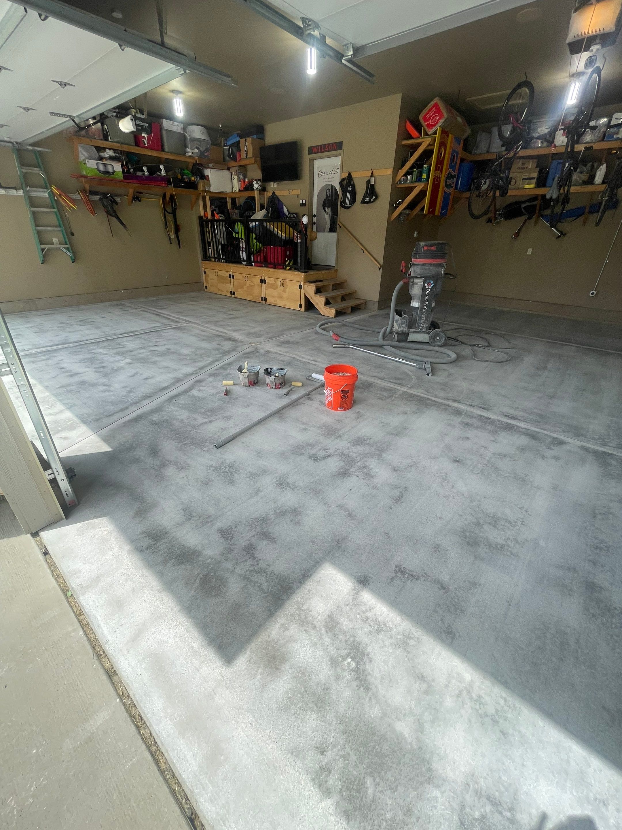 Garage Floor Coating in Tea, South Dakota by Select Painting, Coatings & Garage Cabinets