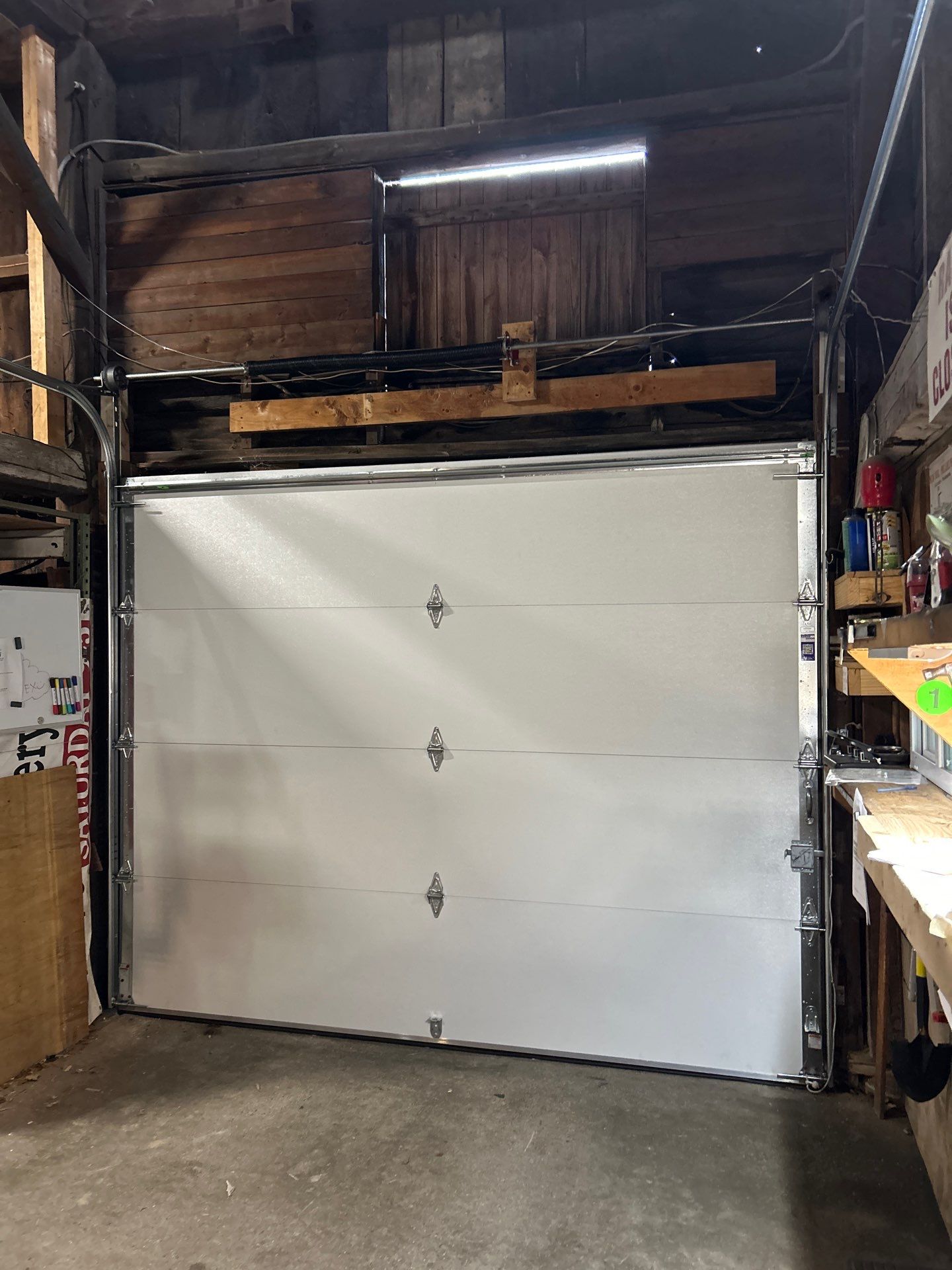 Door Installation using Raynor Encore Garage Door by Keene Door