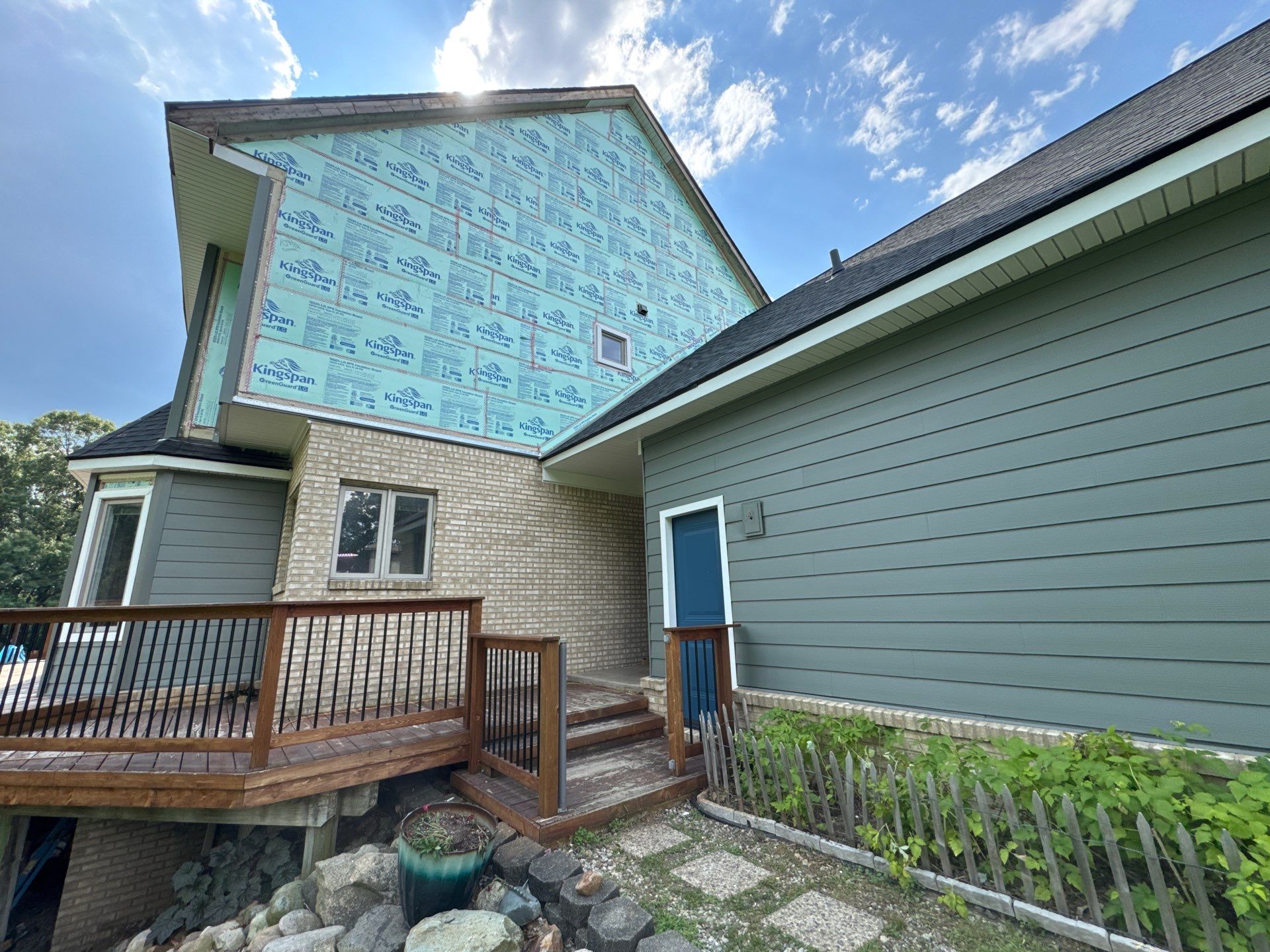 Siding Replacement using Alside Mountain Fern by 180 Contractors