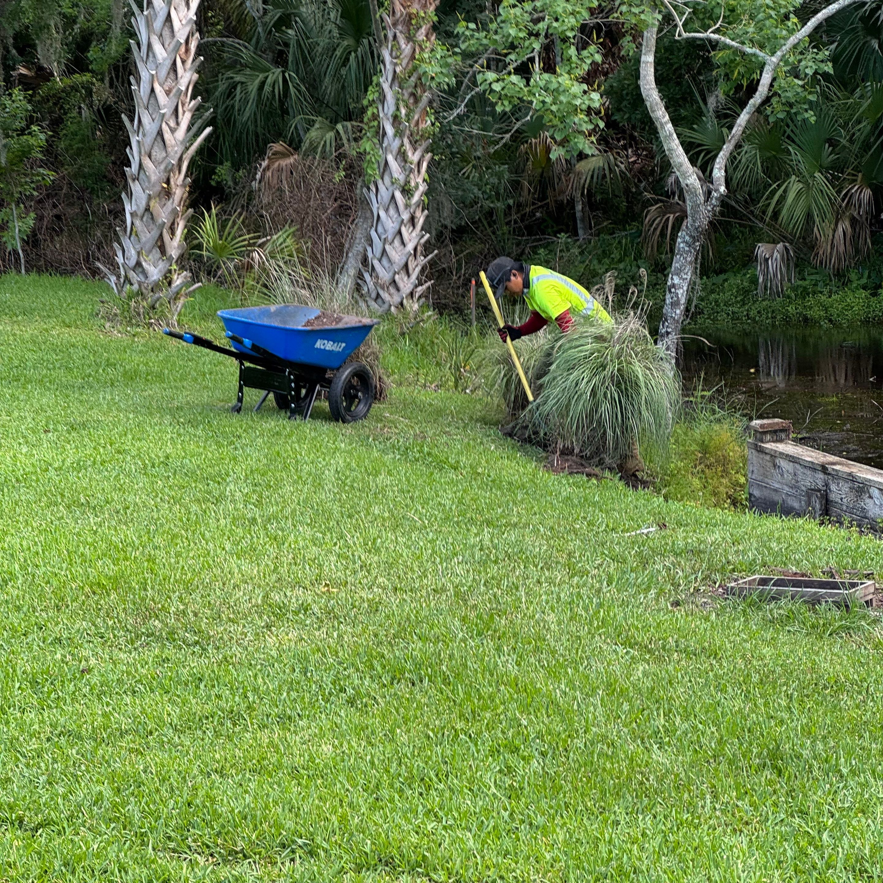 Deerwood Resident | Pine Bark Install & Clean-Up by ProGreen Services