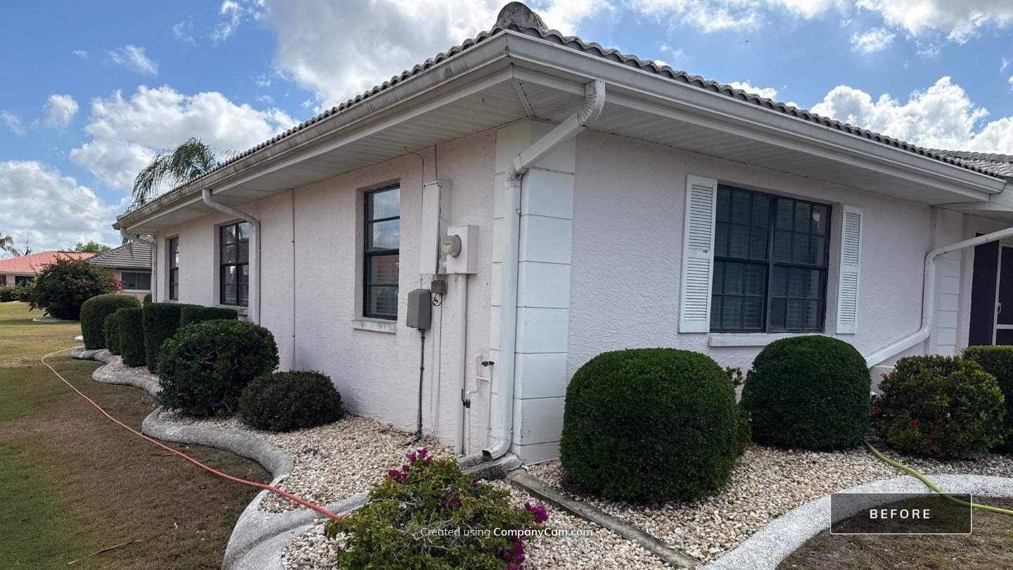 White Tile Roof Cleaning & House Wash in Fairview – Sun City Center, FL 33573 by Sunshine AquaWash