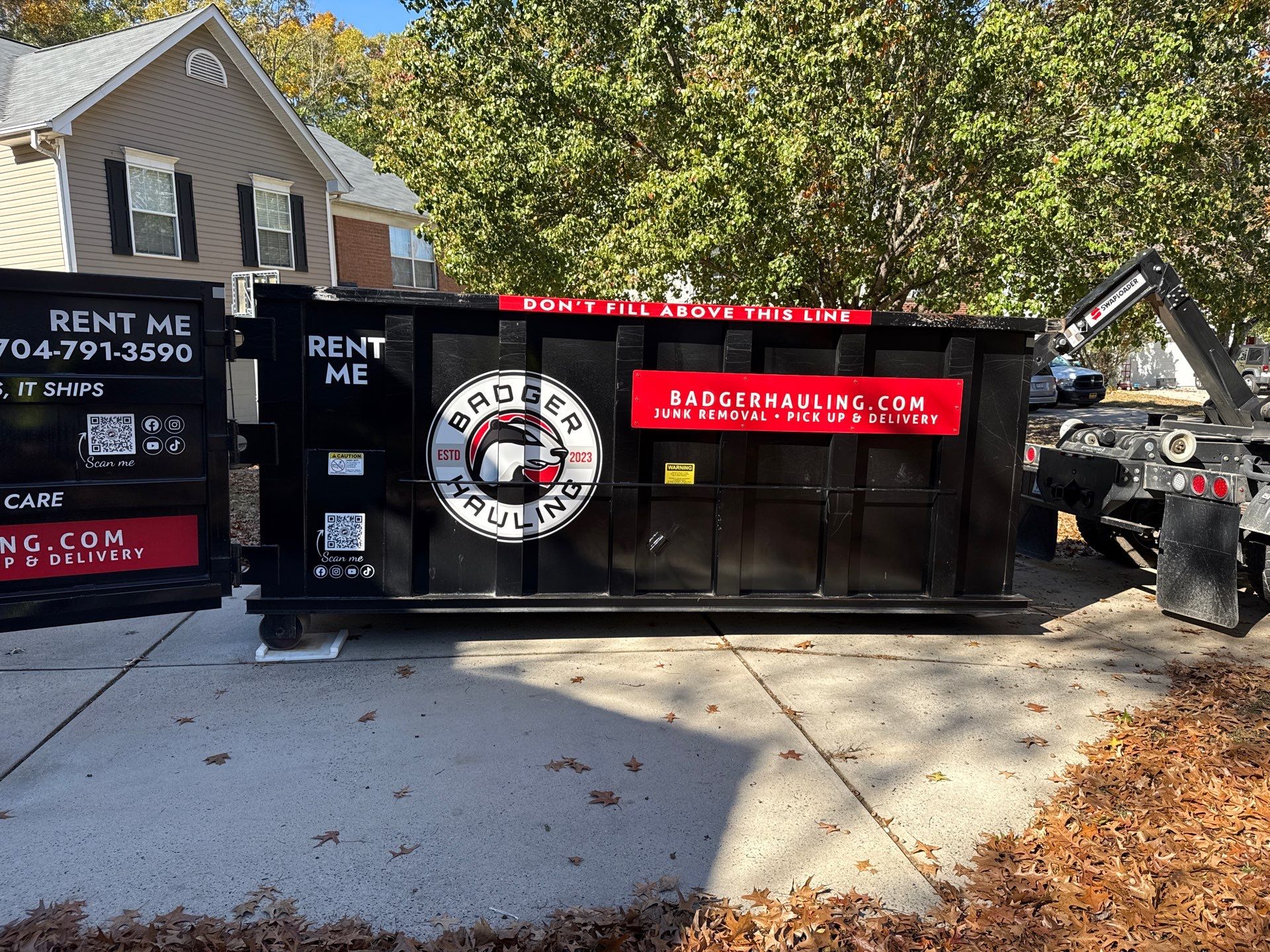 Project in Waxhaw by Badger Hauling