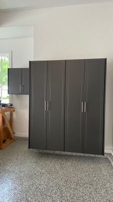 Matt P. adds storage to his garage!