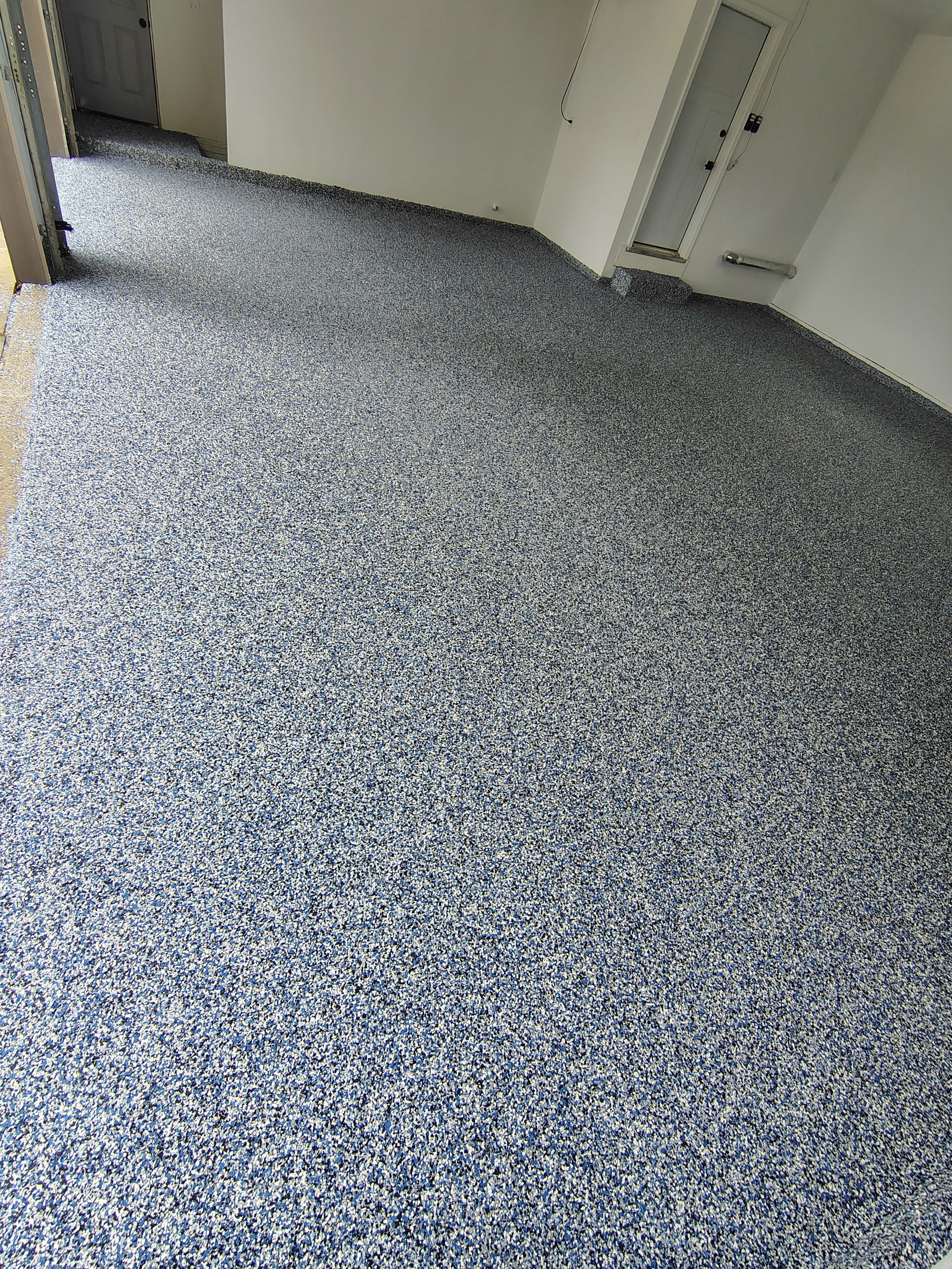 Hartford Garage Concrete Coating With Orbit Flake Finish by Select Painting, Coatings & Garage Cabinets