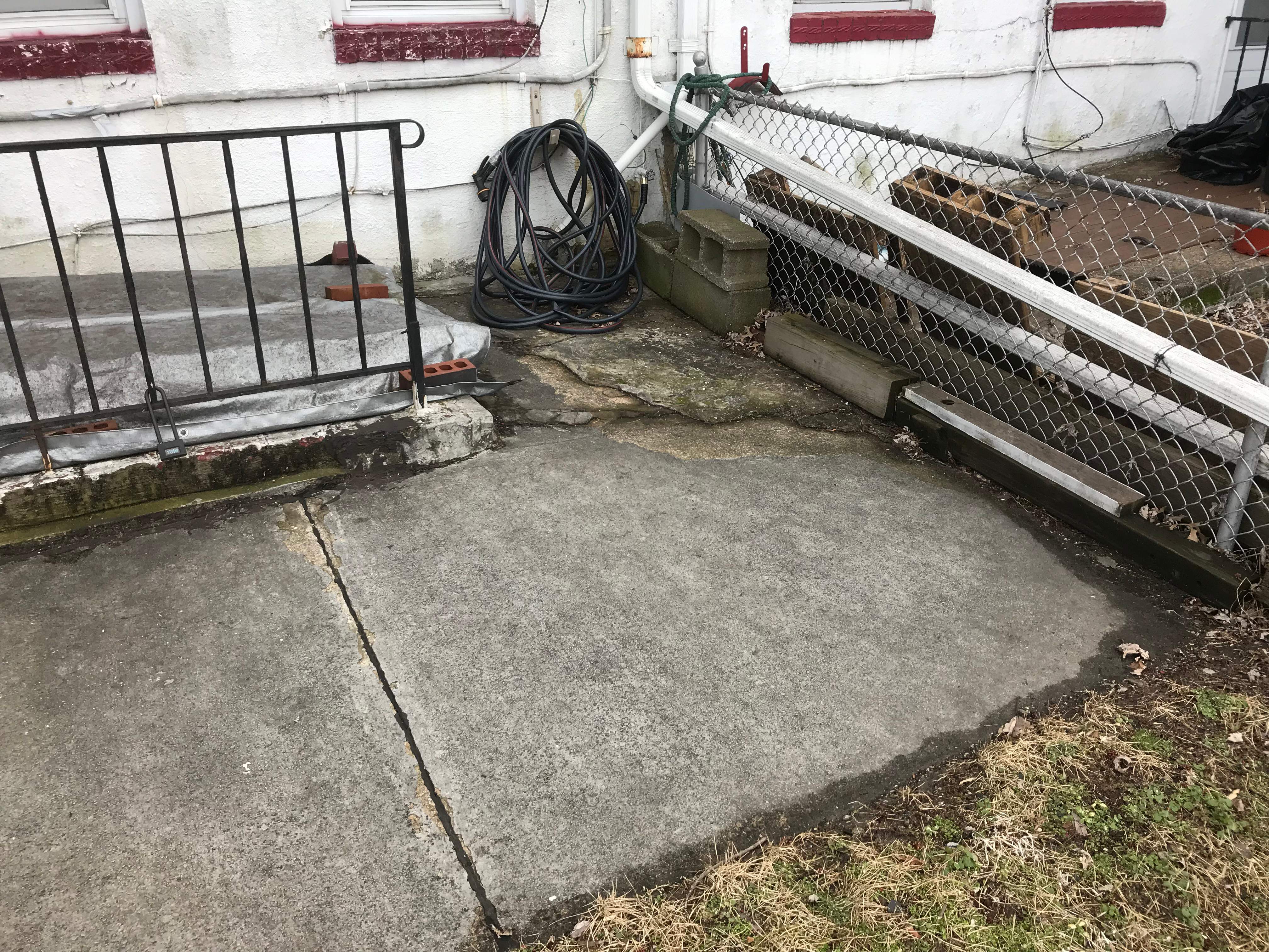 Driveway Repair  New Concrete Pad by Alpha Design Services