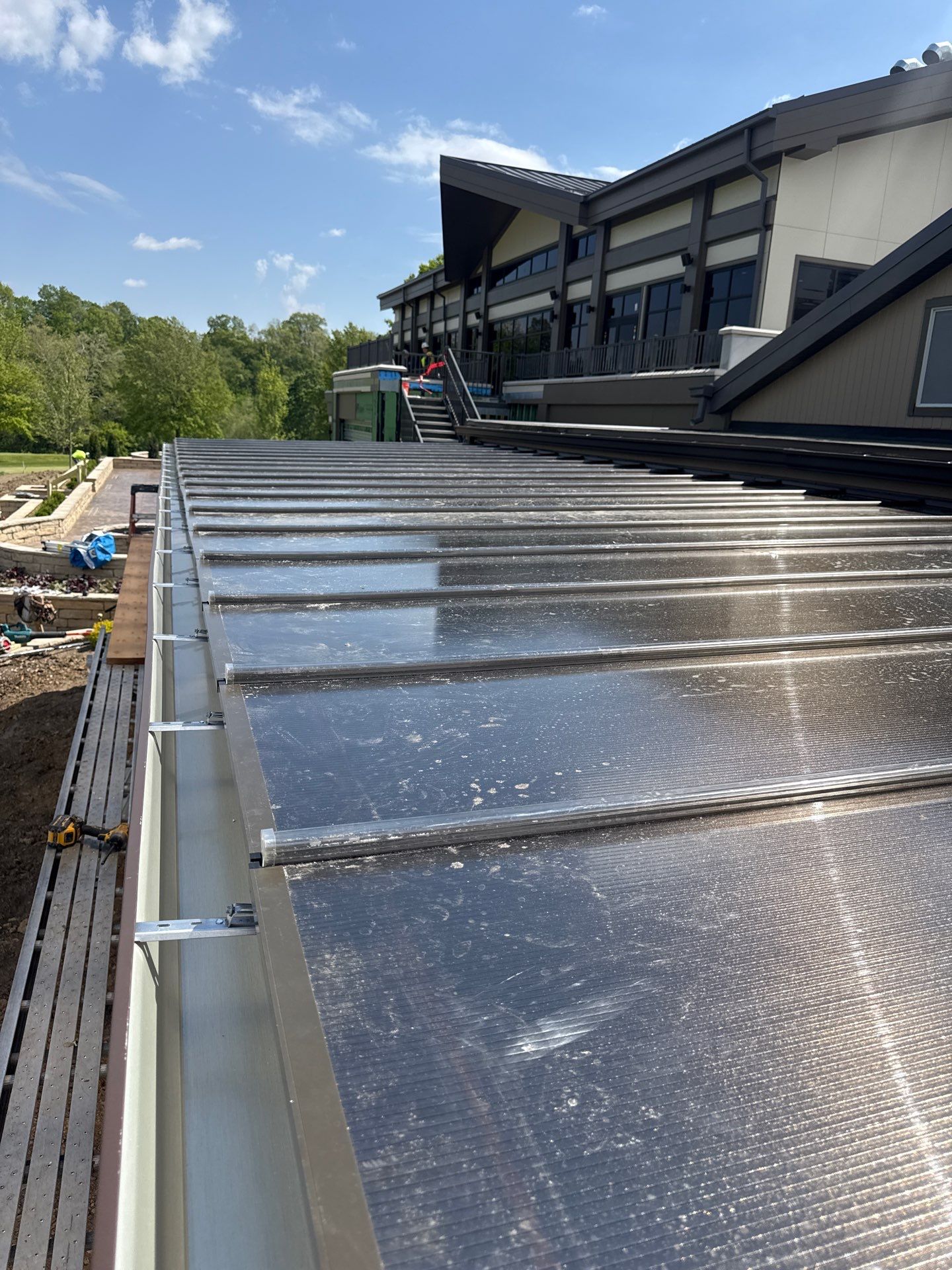 Custom Timber Pergola and Polycarbonate Roof Installation in Canonsburg by Cousins Roofing Siding & Decks