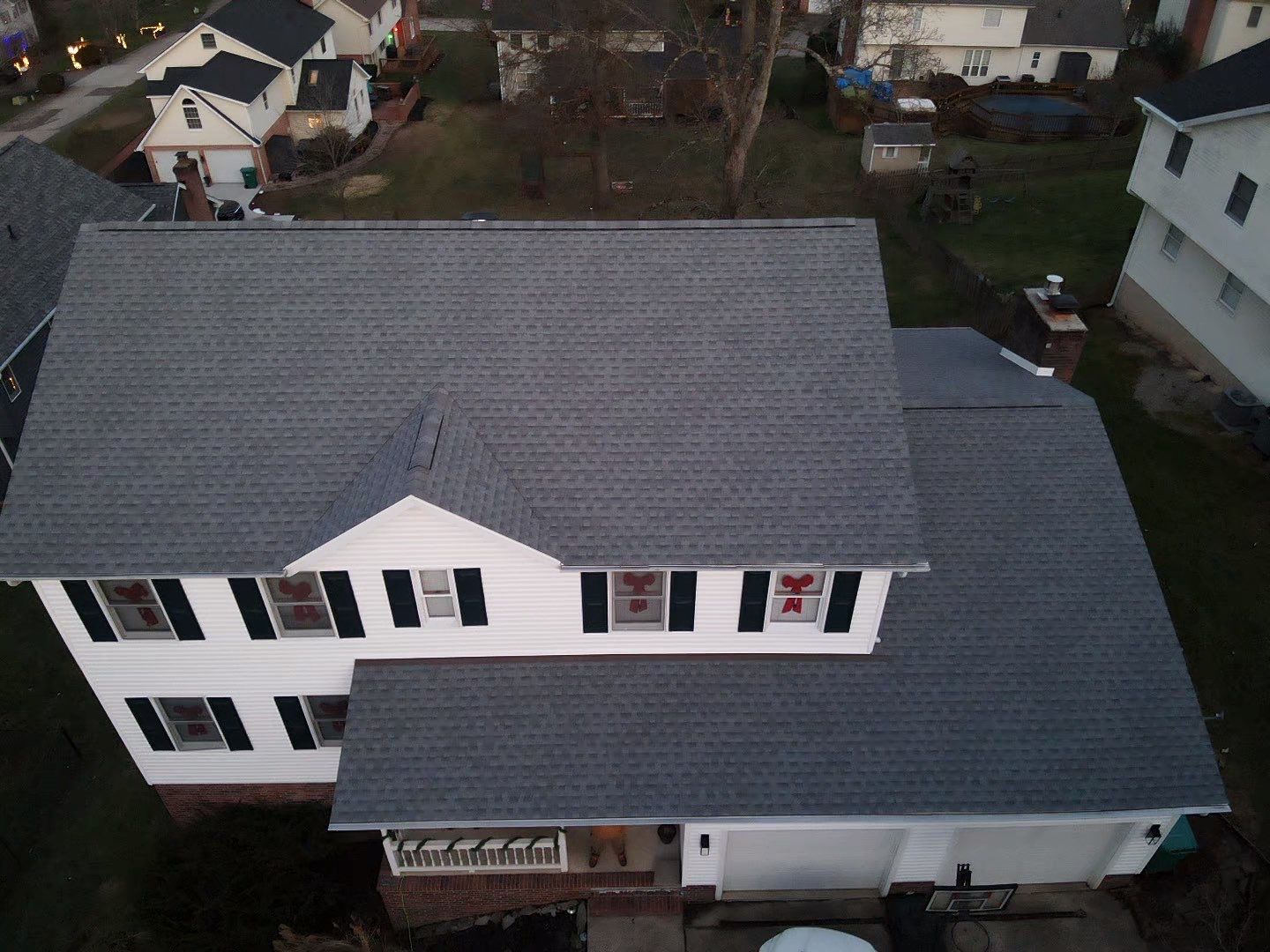 Residential Roofing Installation using GAF Timberline HDZ Oyster Grey by Rainstoppers Roofing