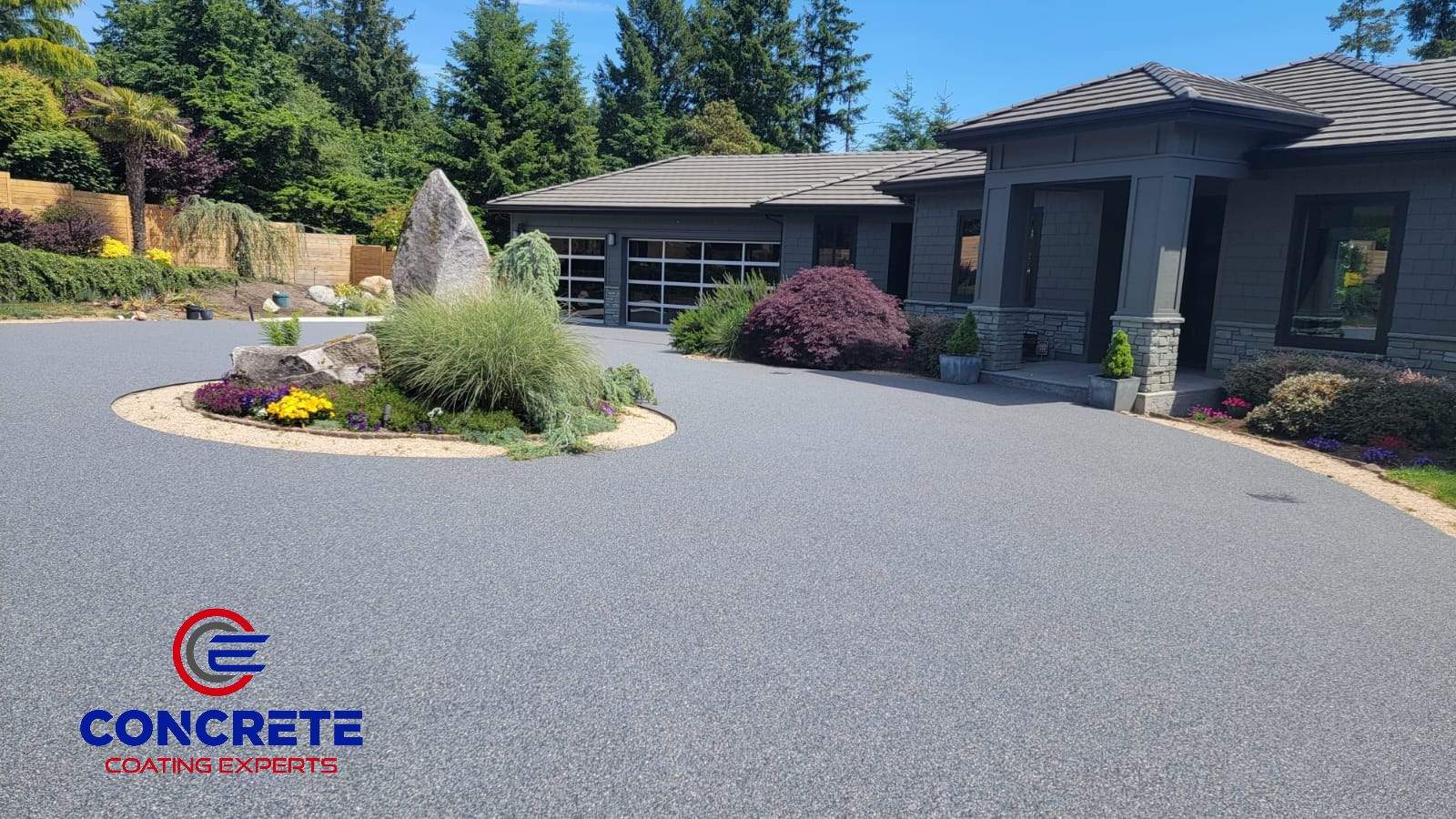 Project in Gig Harbor by Concrete Coating Experts Inc.