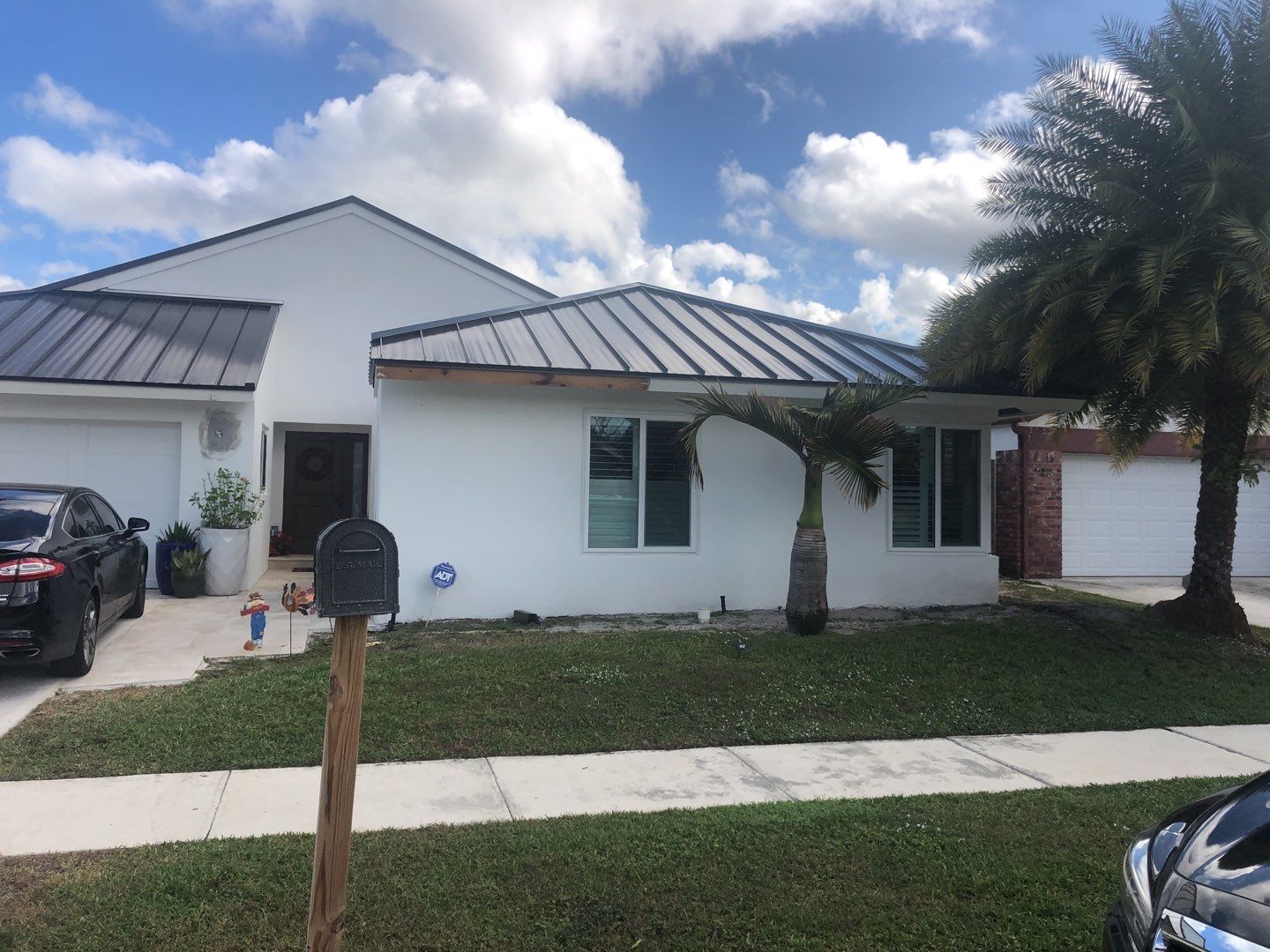 Residential Roofing Installation using 1" Nail strip metal roof by BLUES BROTHERS ROOFING