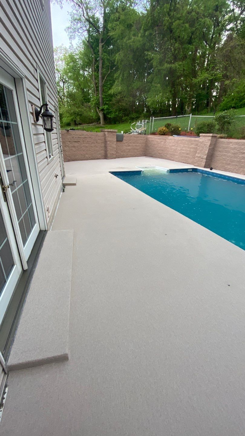 Oxford Pool Deck Project in McKees Rocks by Floors in a Day, Inc
